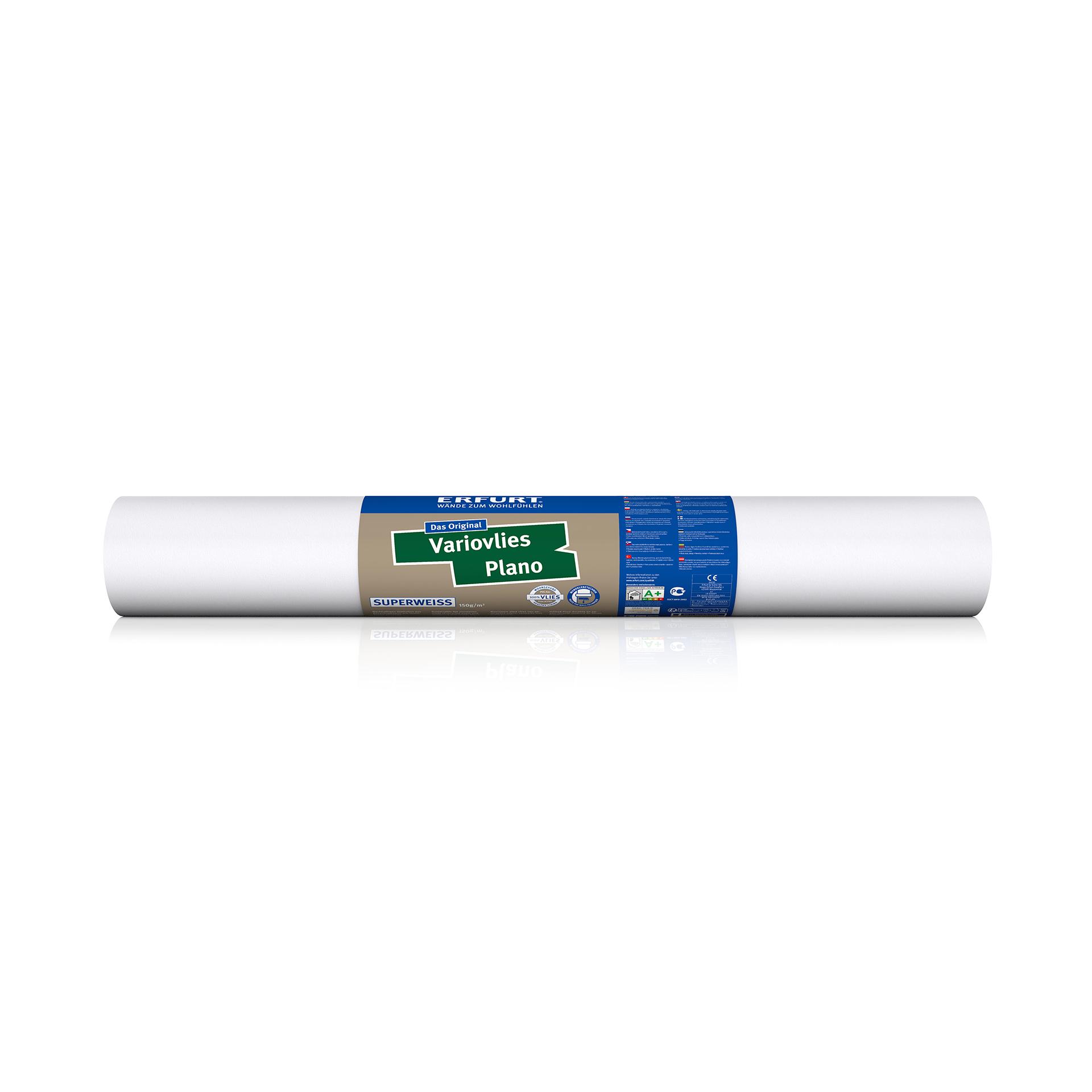 Erfurt Variovlies Tapet Plano Super hvid 20x0,53 m