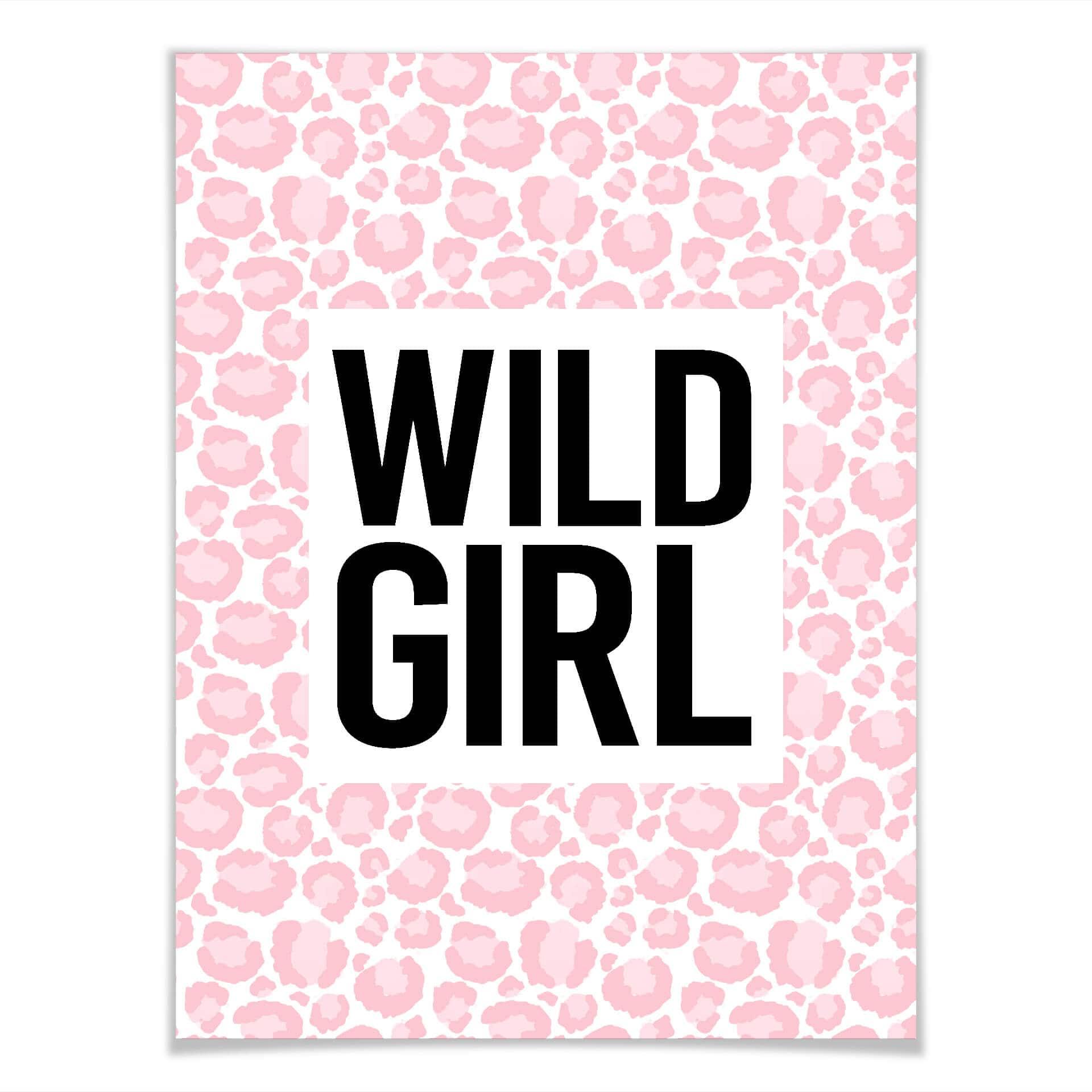 Plakat - Leopard - Wild Girl