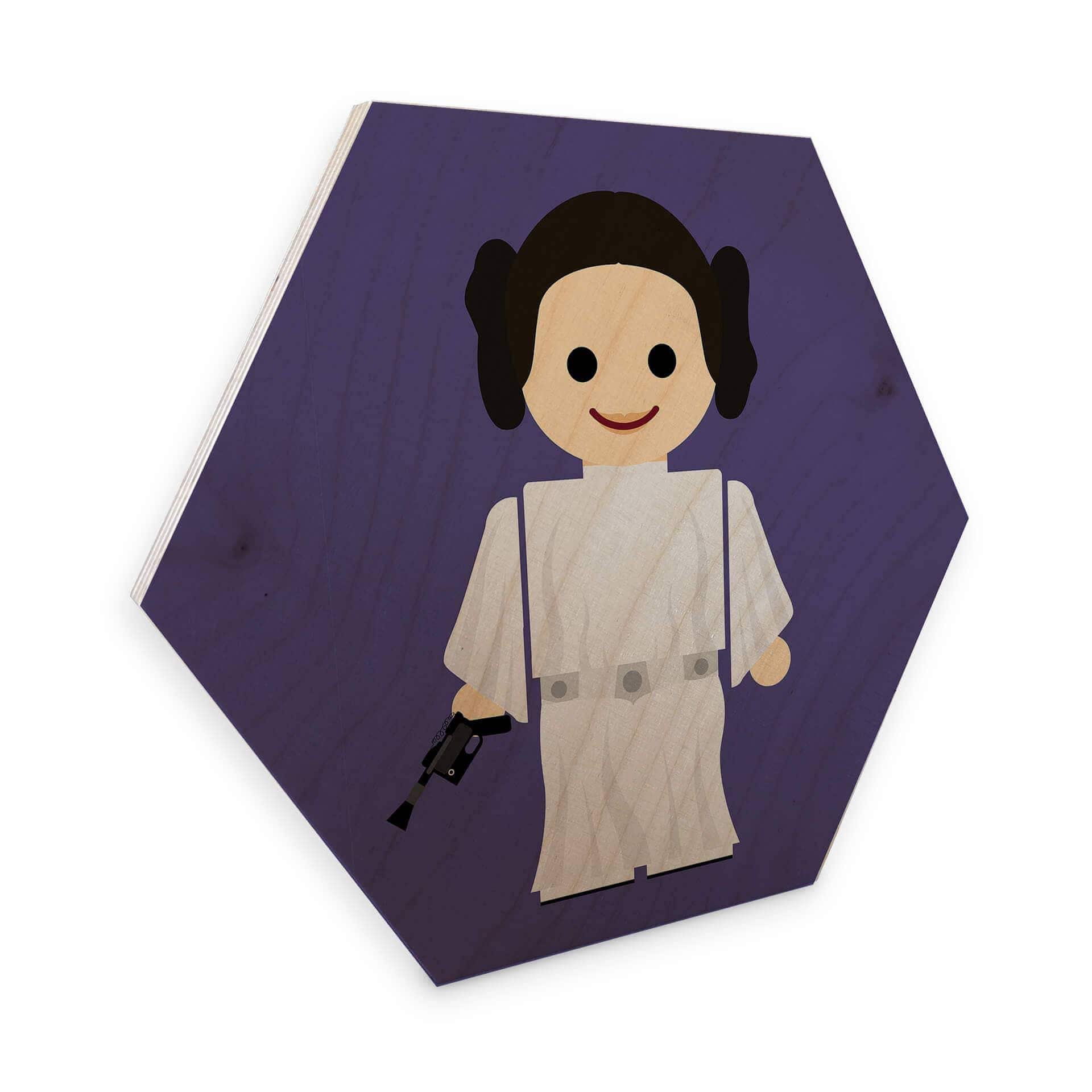 Hexagon Hout Gomes - Princess Leia