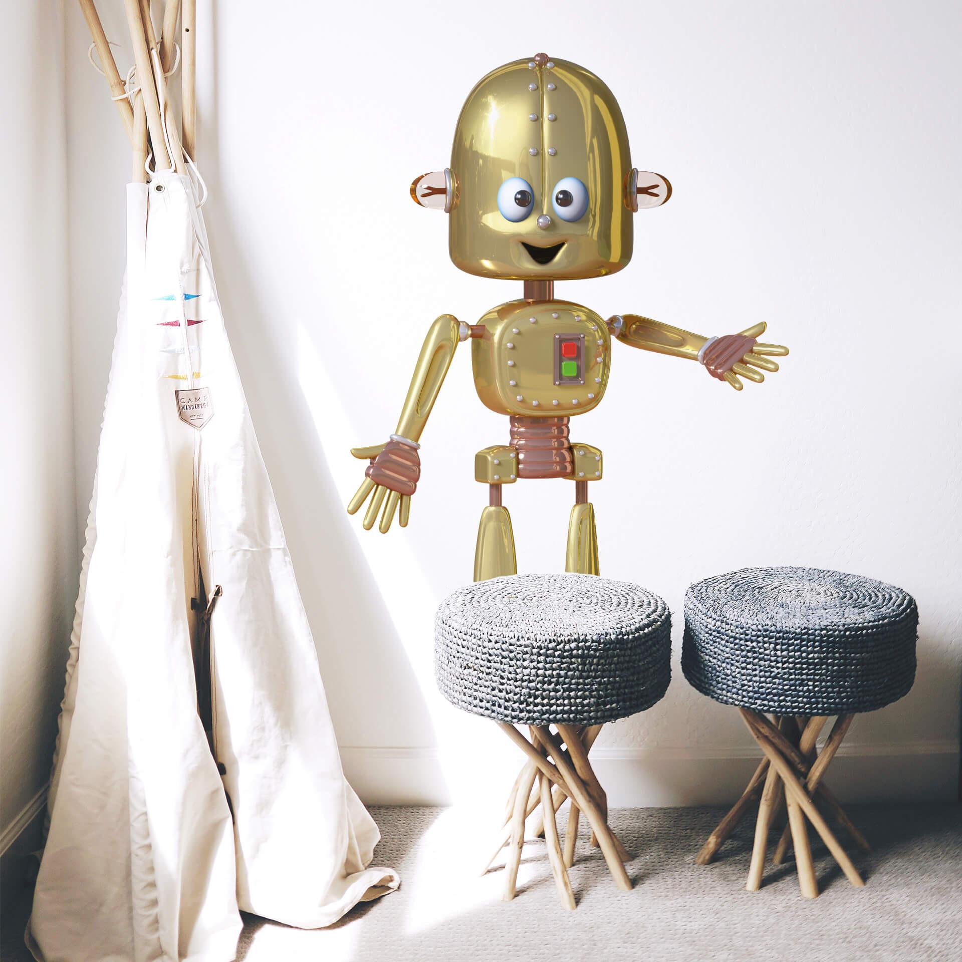 Wallsticker - Michel Agullo - Robot, Phil