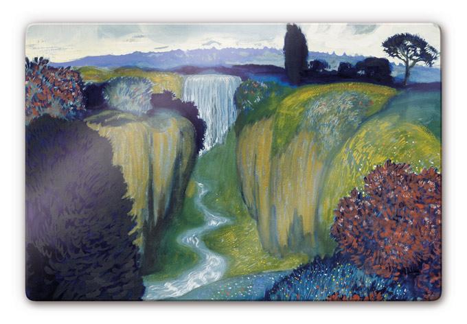 Tableau en verre - Stuck - Paysage et chute d'eau