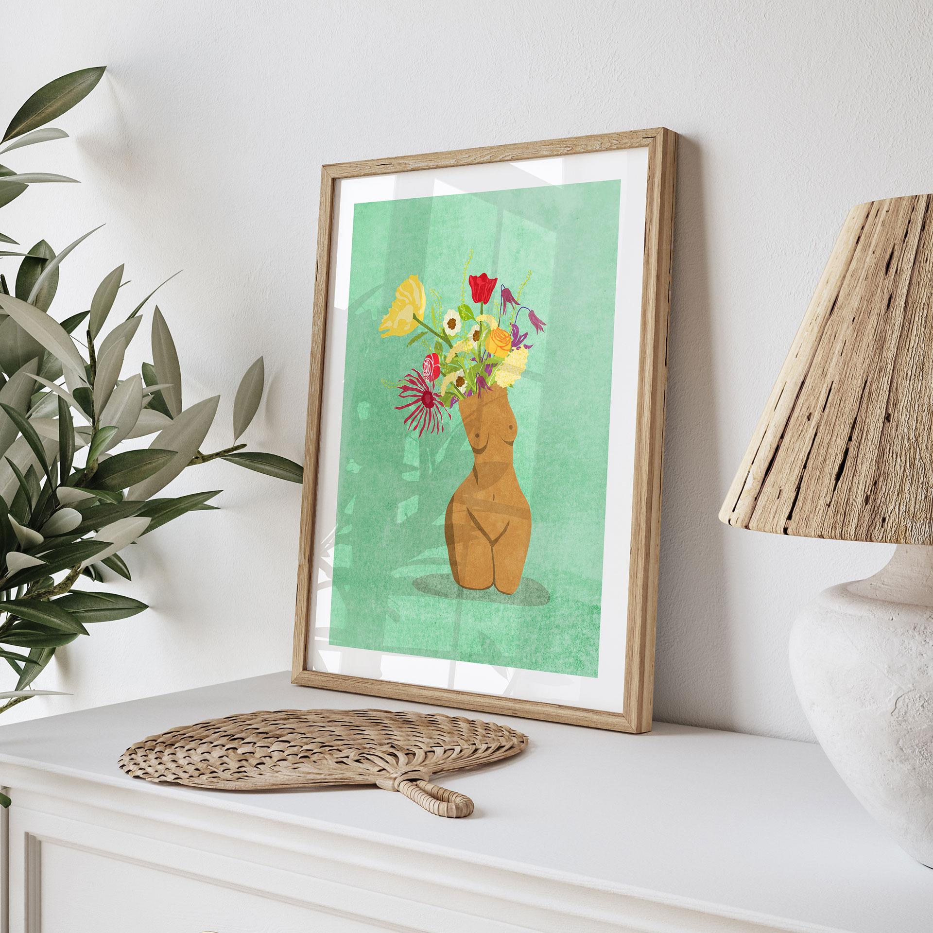 Póster Feminidad en flor - Oltmanns