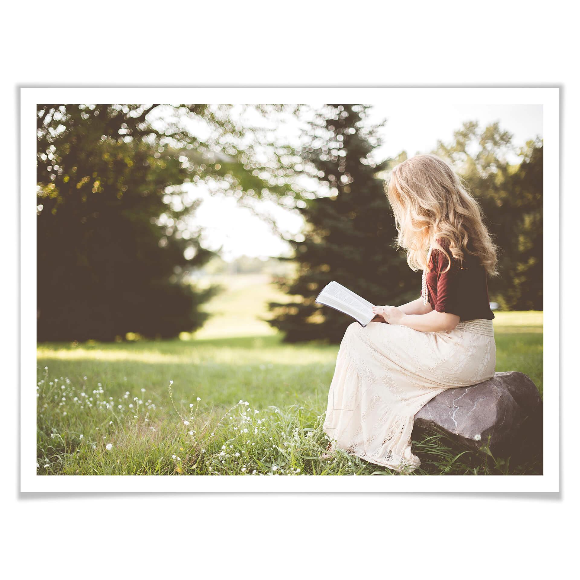 Póster Leer un libro