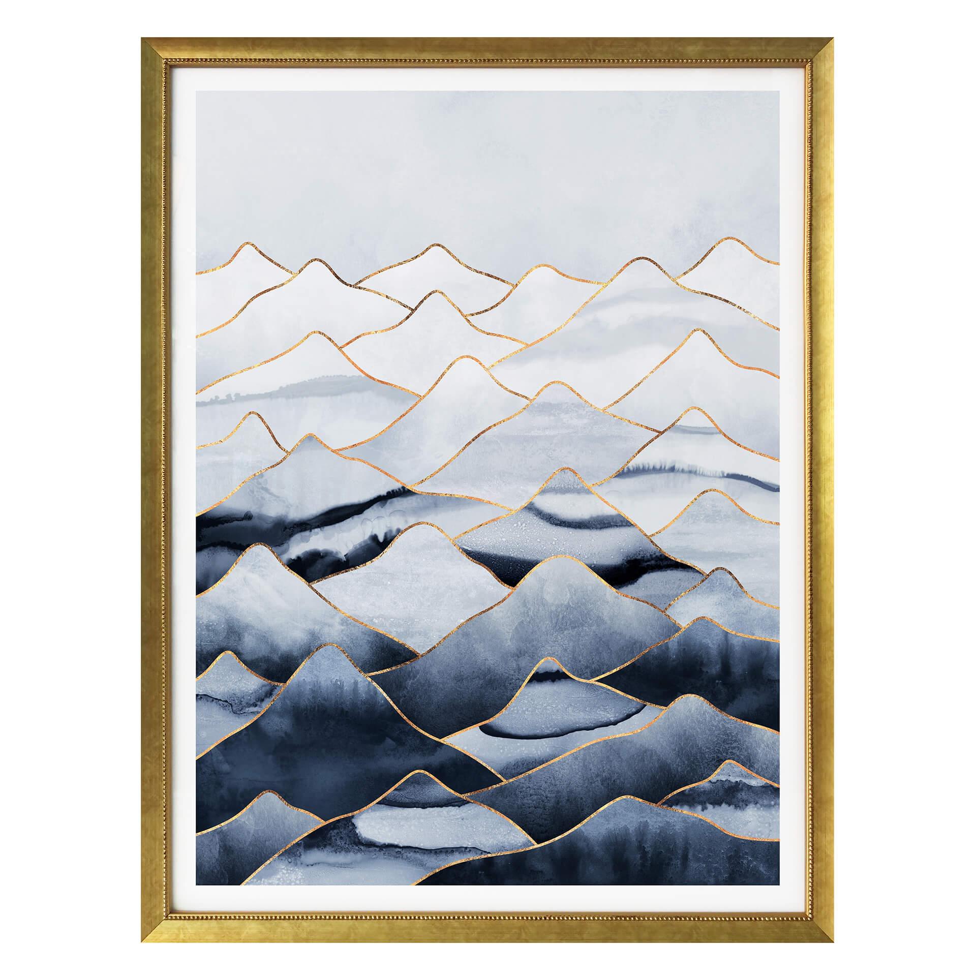 Frederiksson Plakat - Mountains - Bjerge