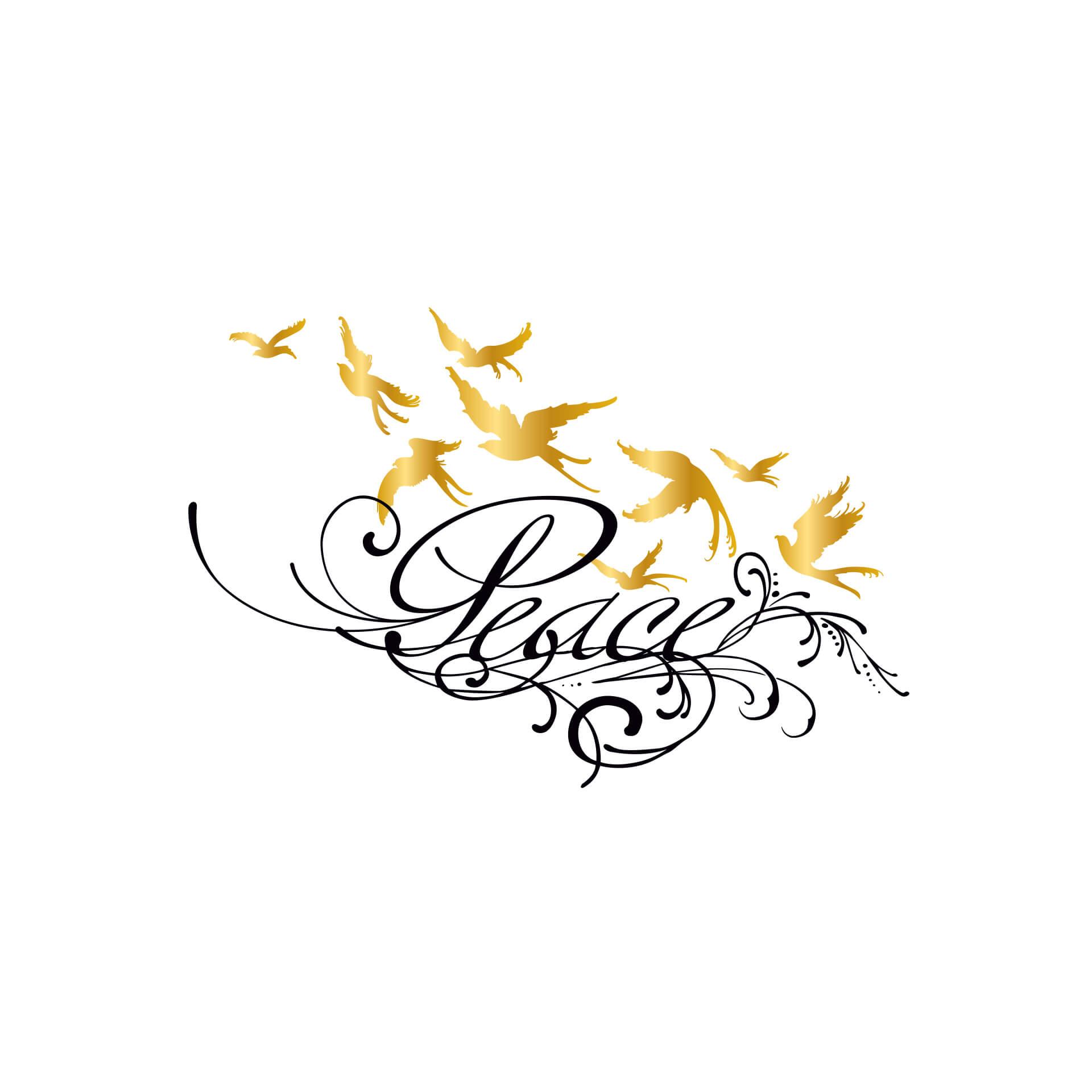 Wandtattoo LA Ink Peace