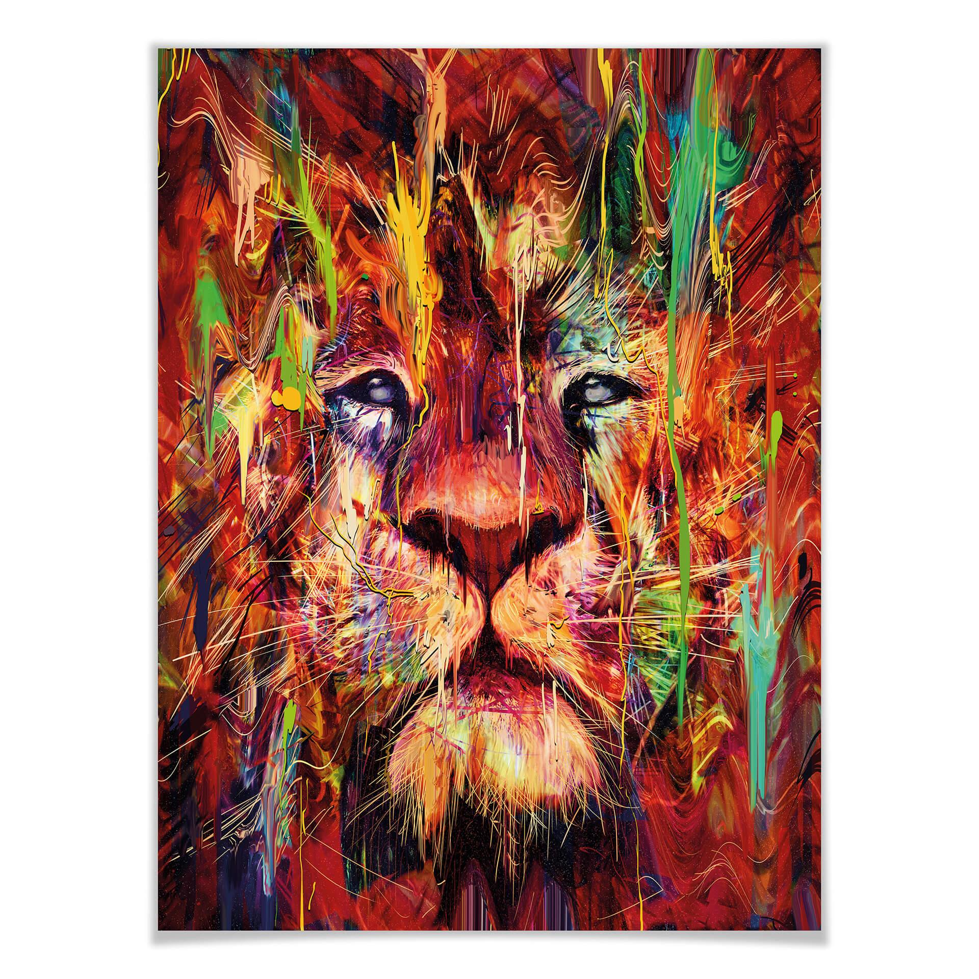 Poster Nicebleed - Lion Red