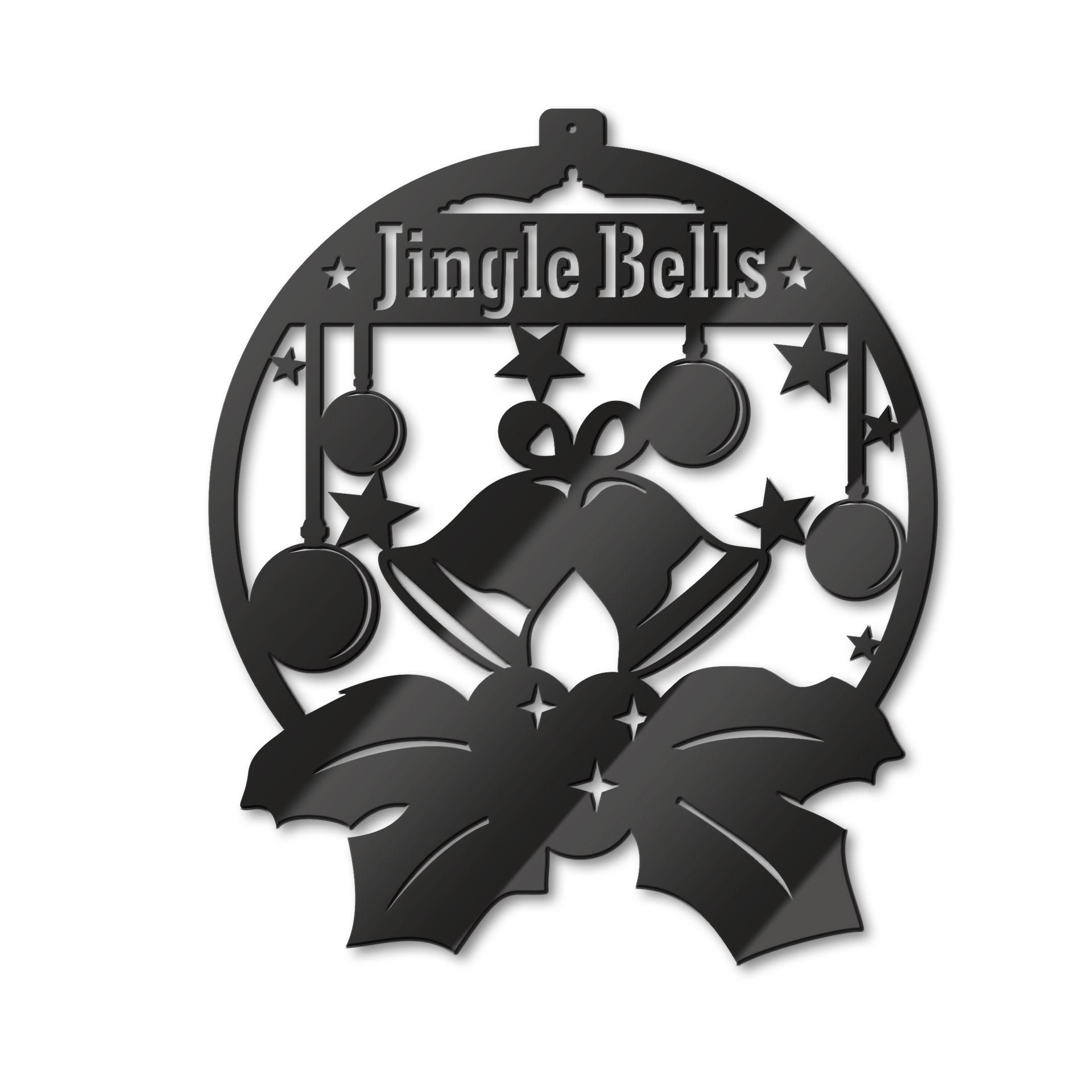 Acryldecoratie Jingle Bells