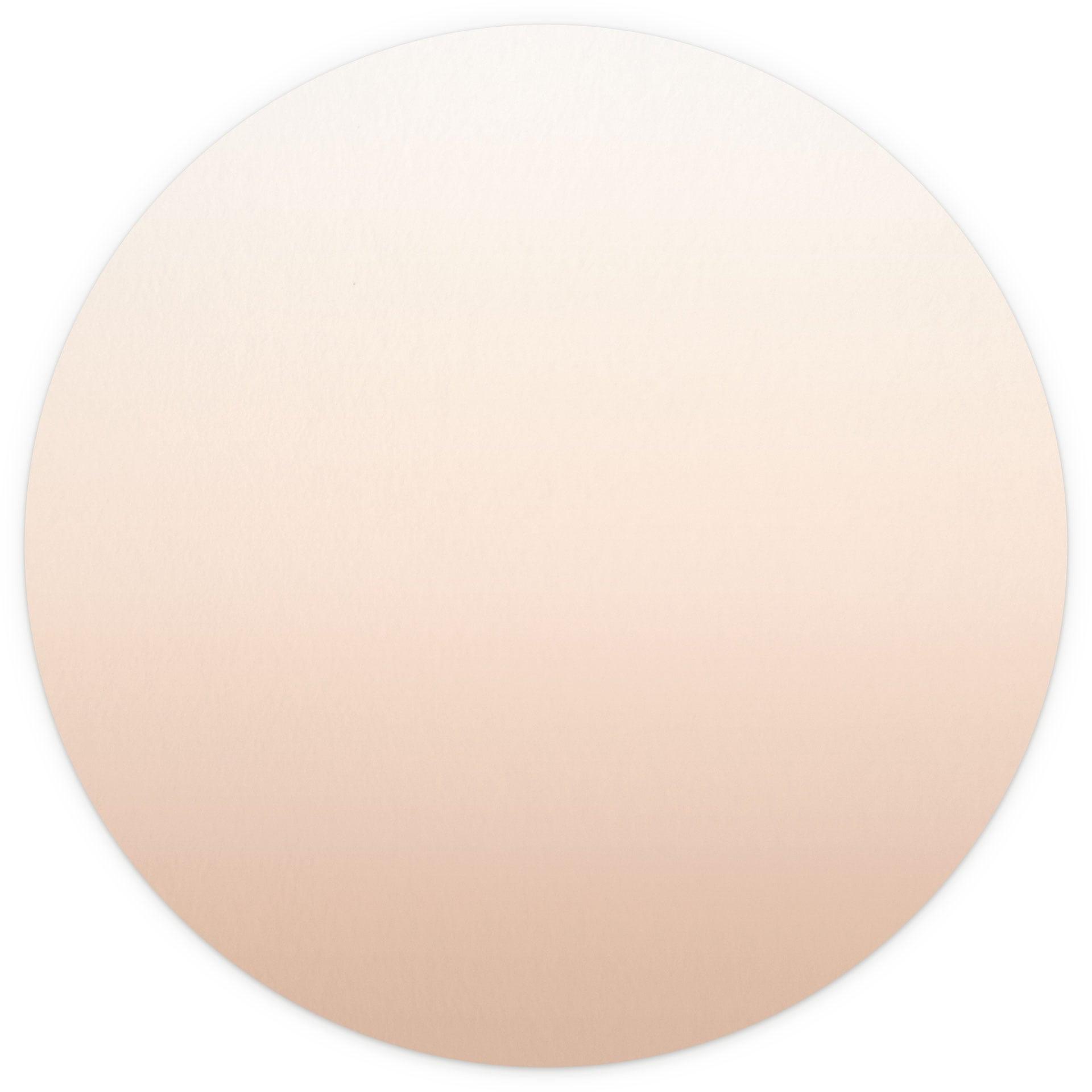 Behangcirkel Ombre - Cappuccino - vliesbehang/zelfklevend vliesbehang
