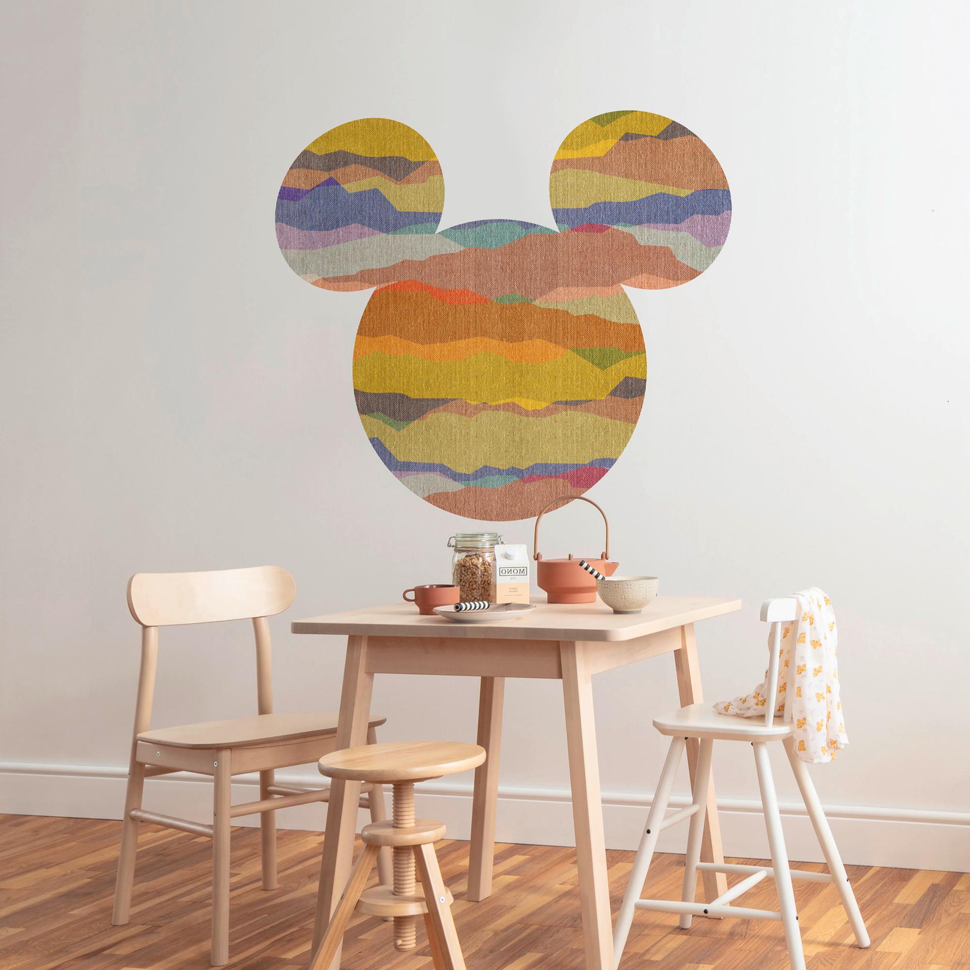zelfklevend behang - Mickey Head - 125 x 125 cm