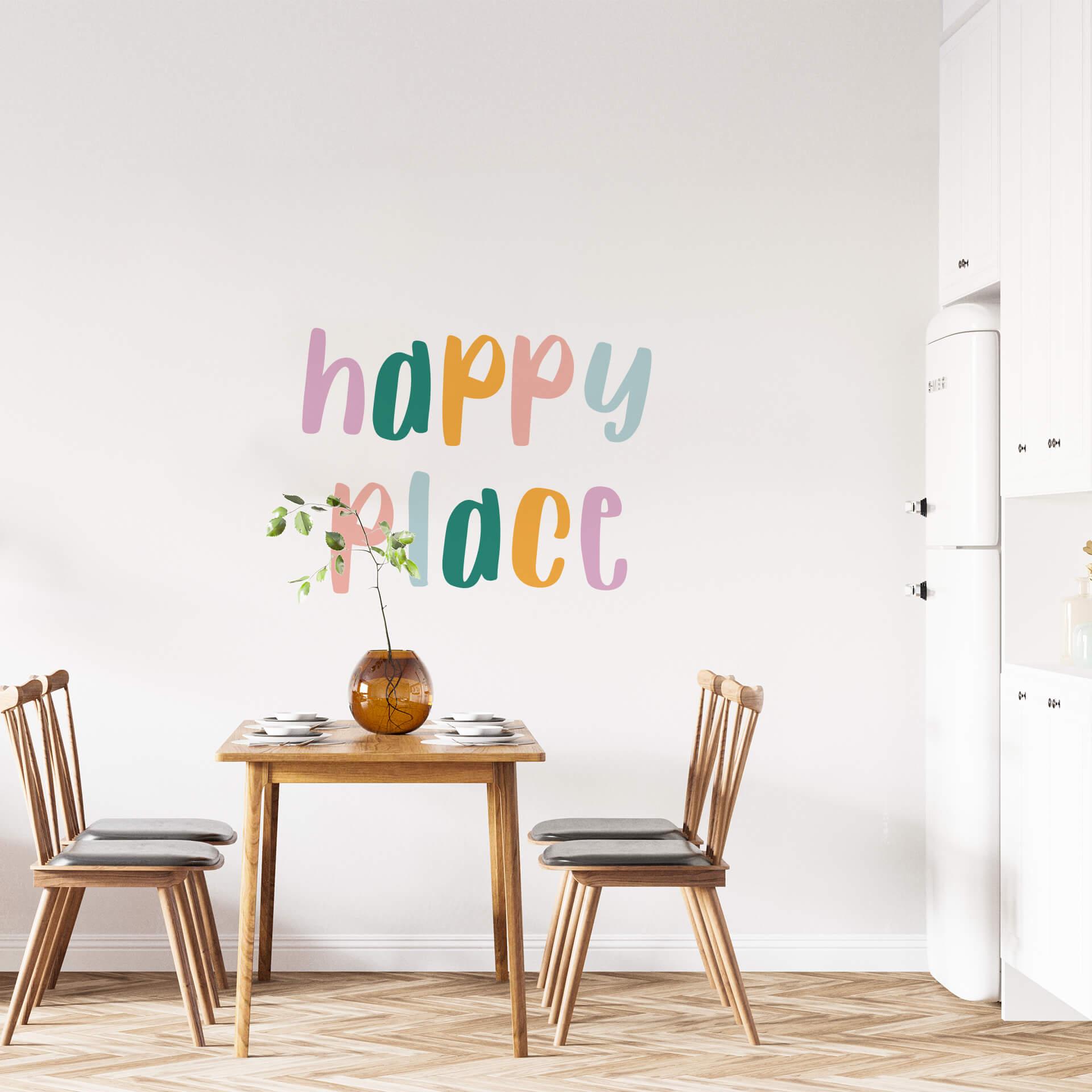 Wallsticker Happy Place