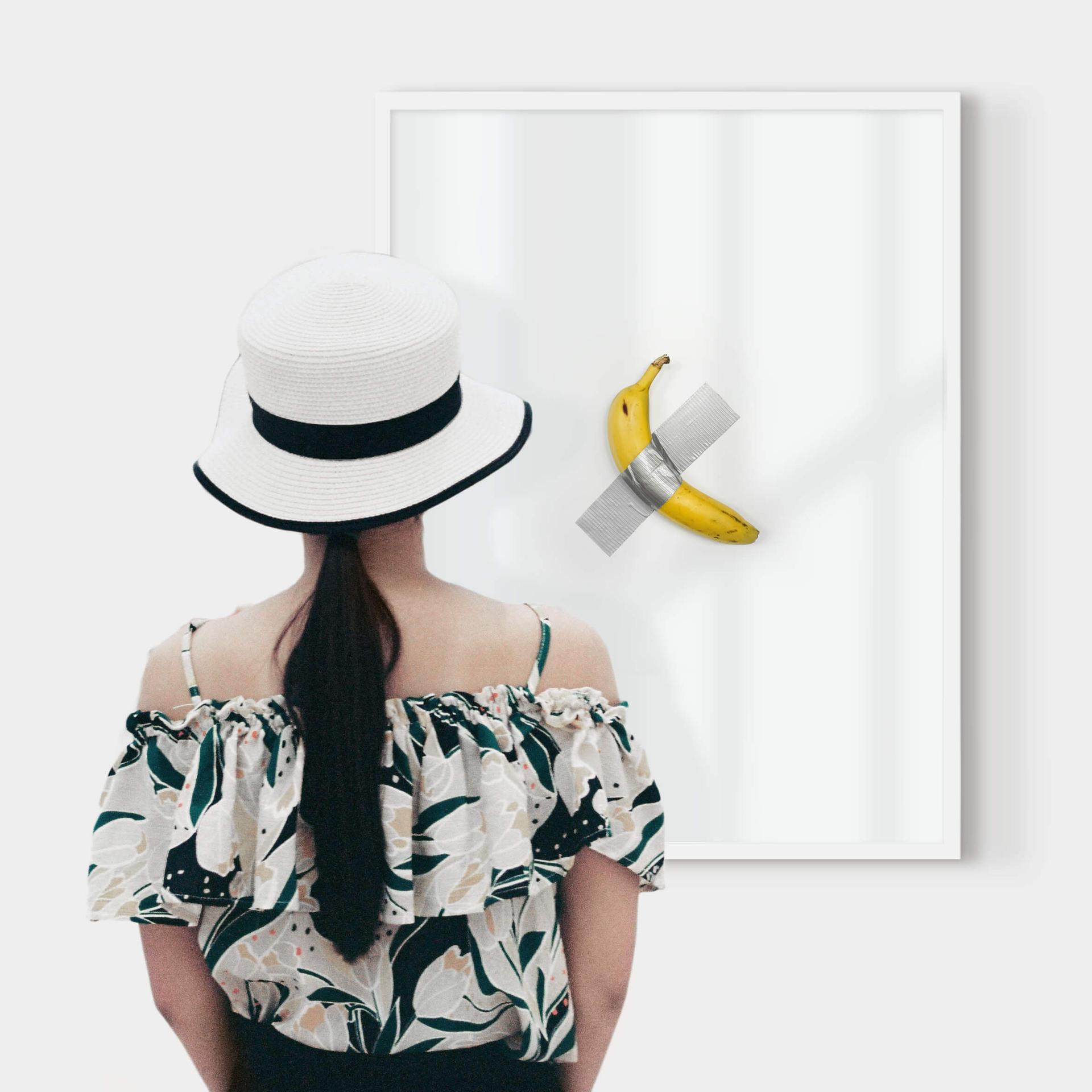 Plakat - Taped banana