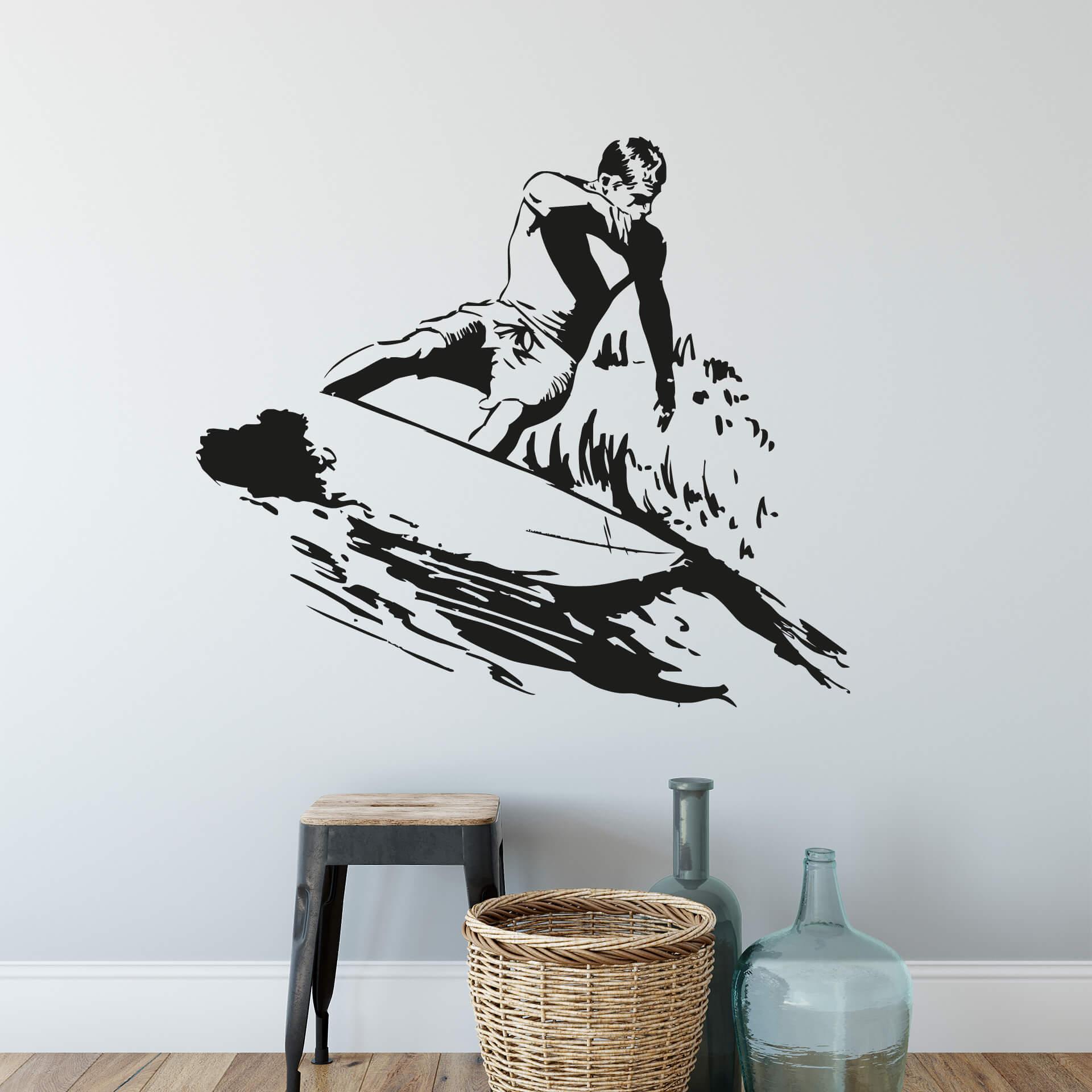 Wallsticker - Surfer