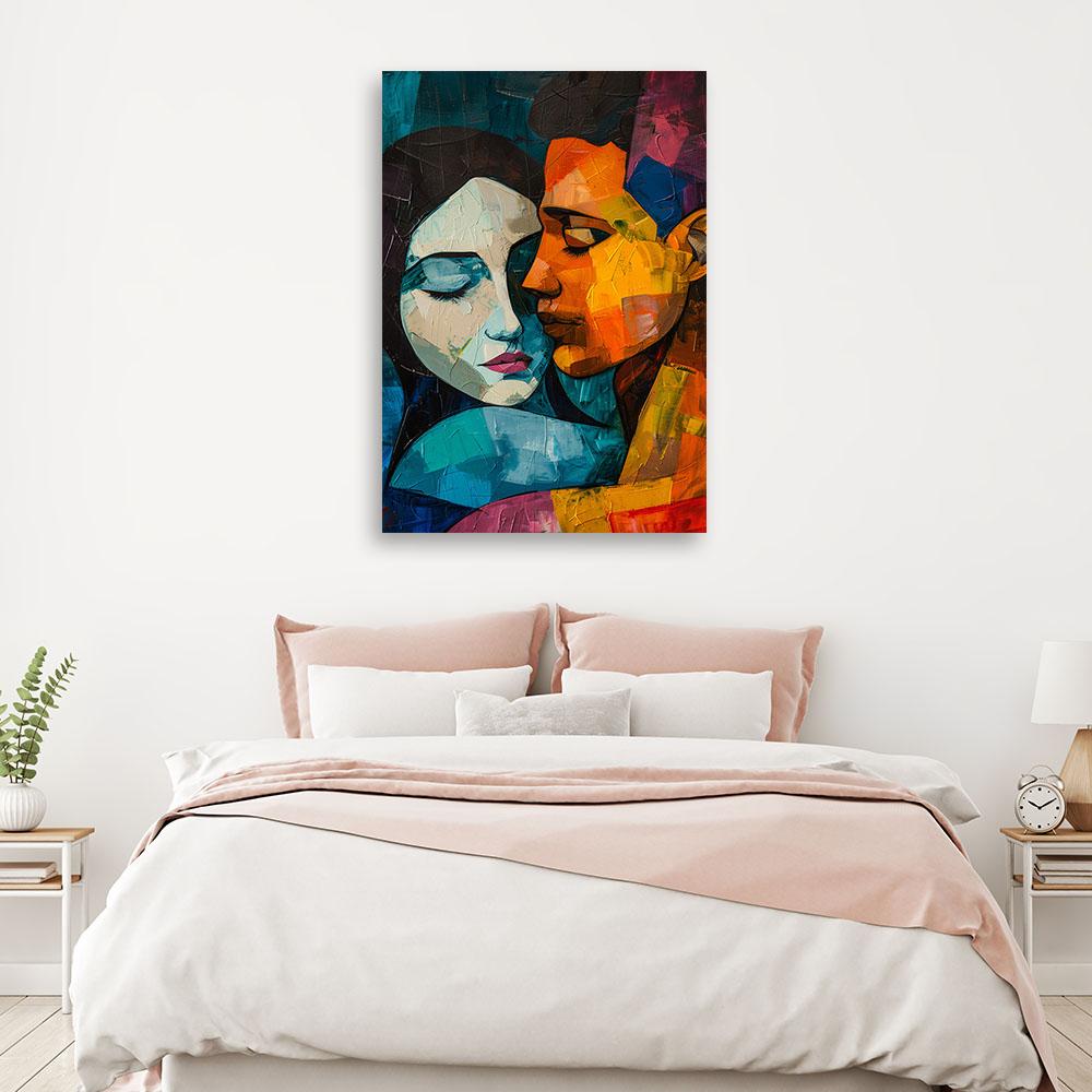 Canvasbillede, Kvinde mand kærlighed