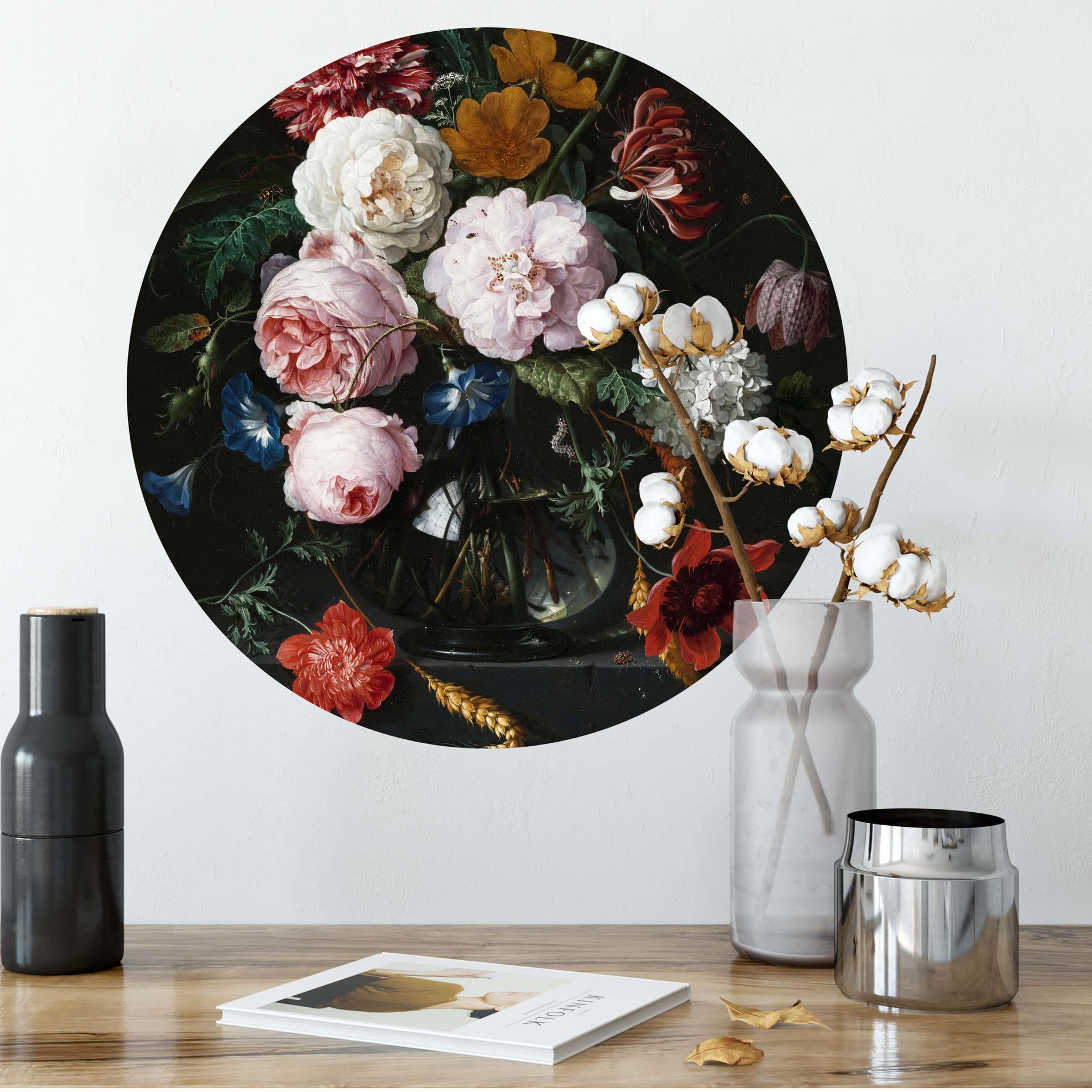 Wandtattoo de Heem - Stillleben mit Blumen in eine