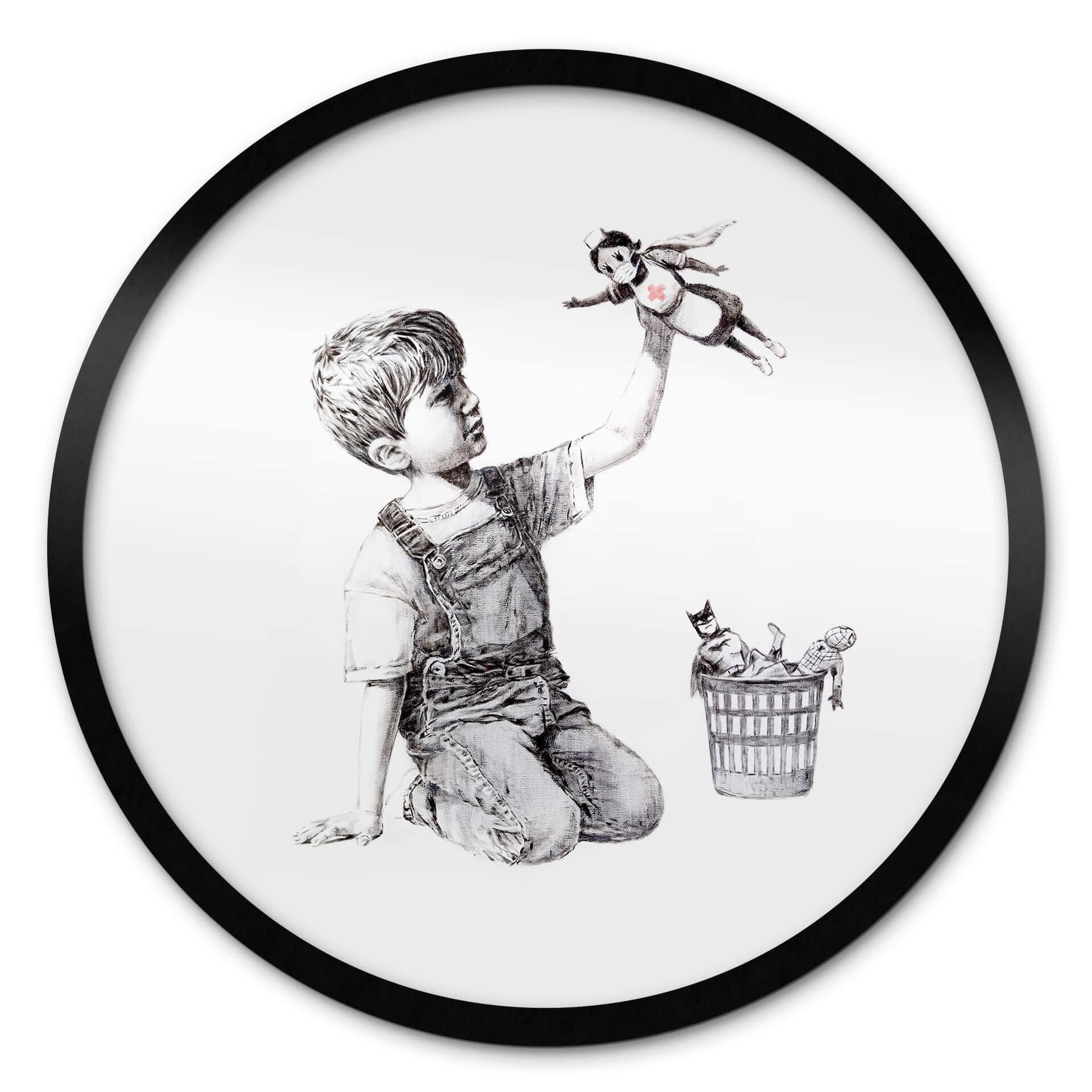 Plakat Banksy - Real Hero