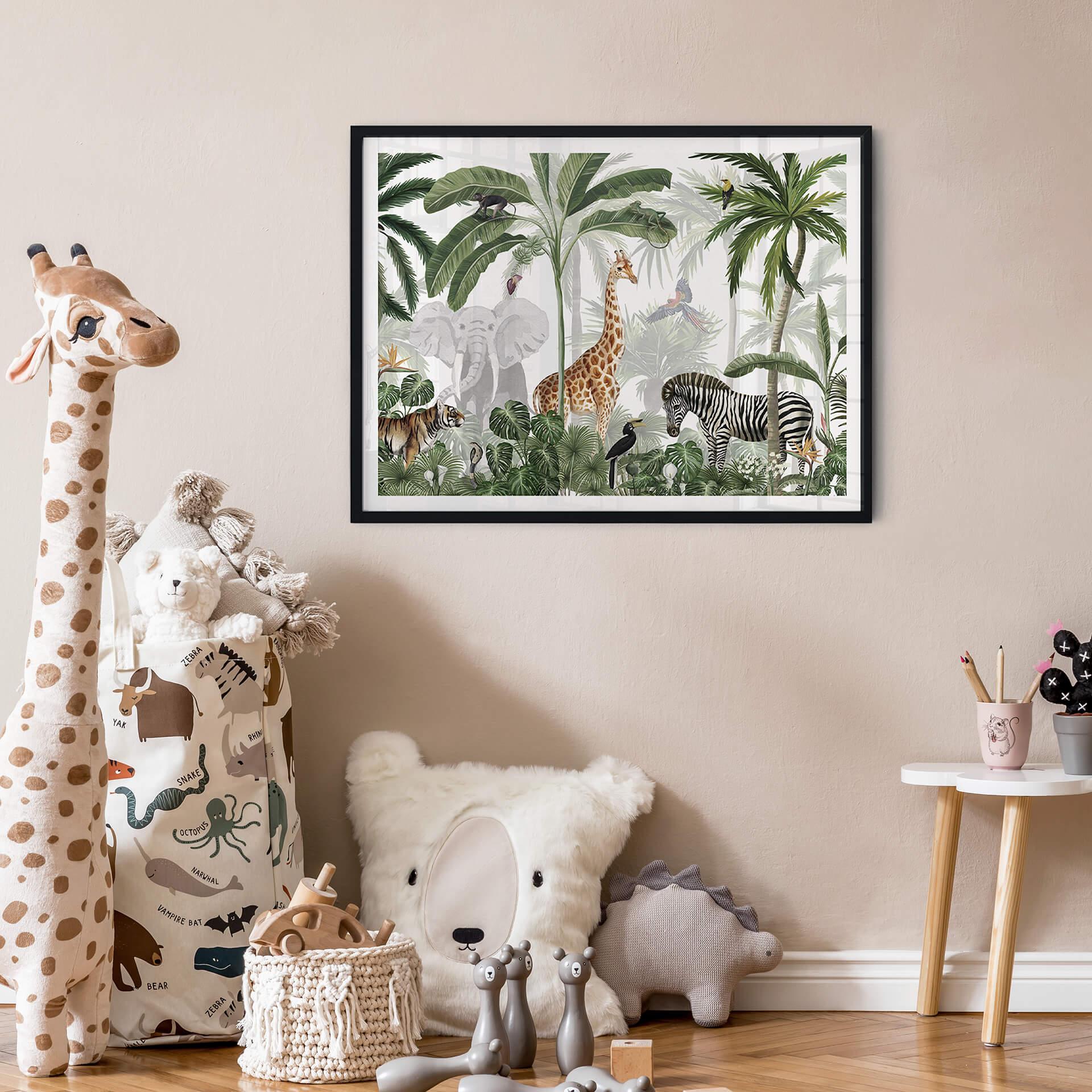 Poster Kikki Belle - Dschungel Jive