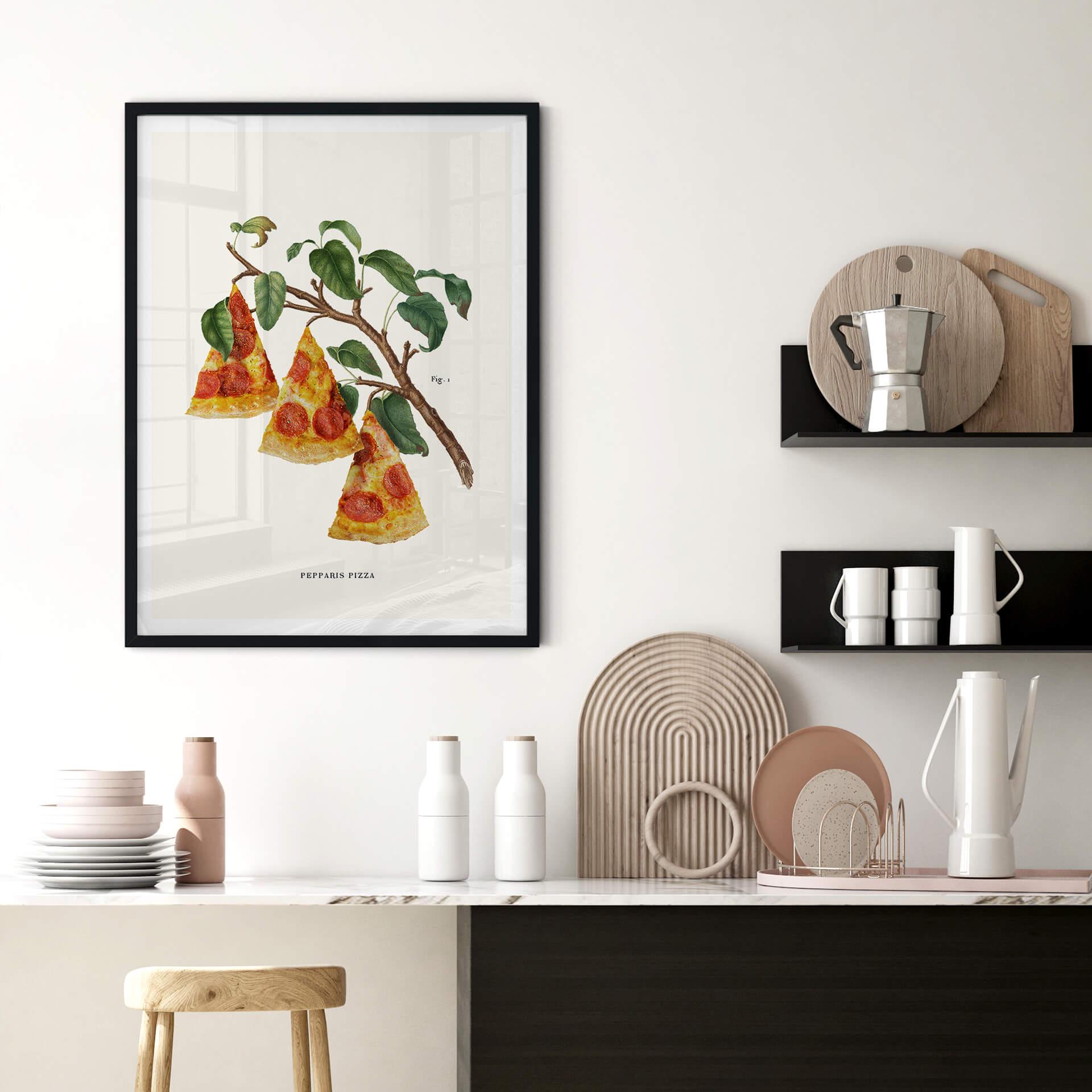 Luźny plakat - fabryka pizzy