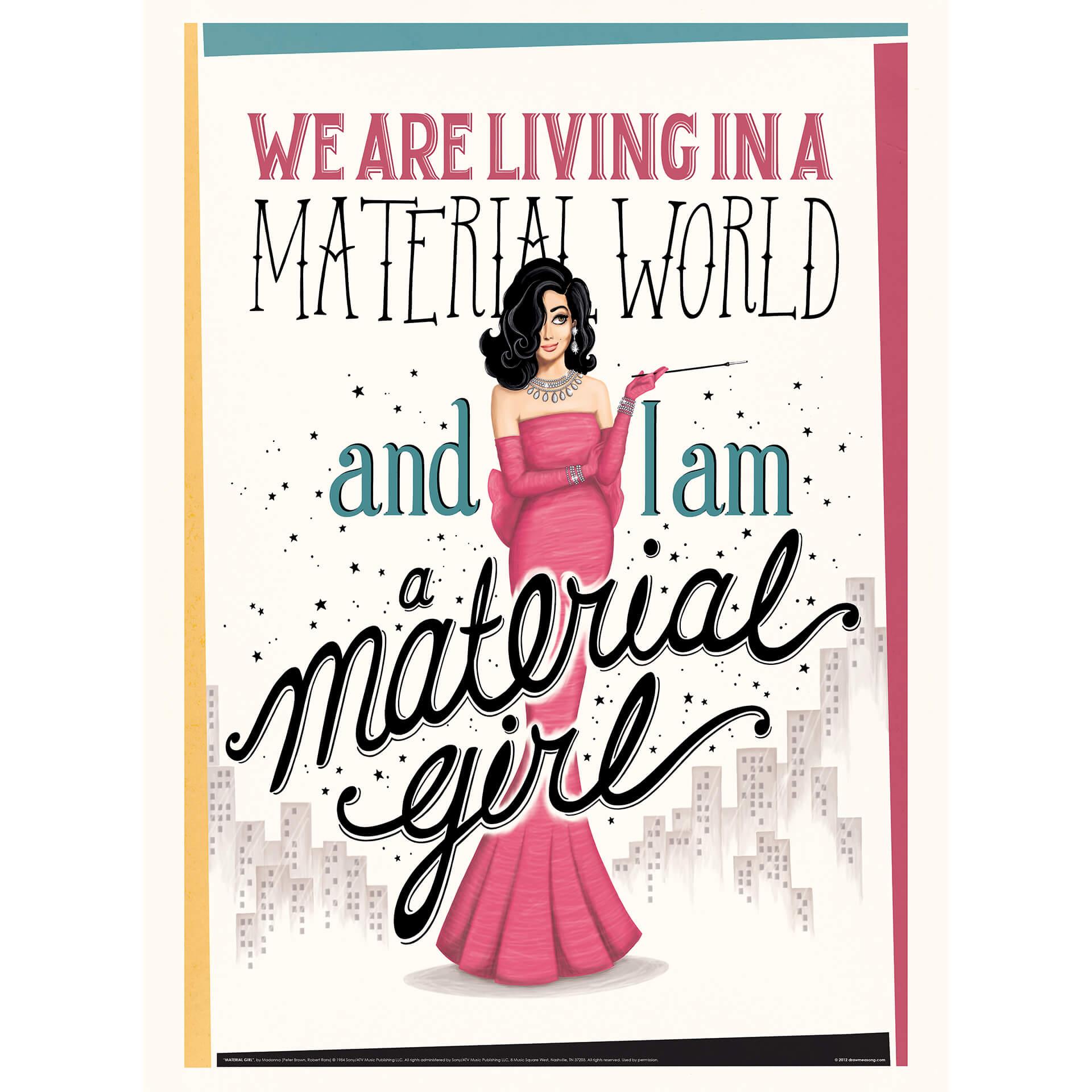 Fotobehang Tohmé - Material Girl