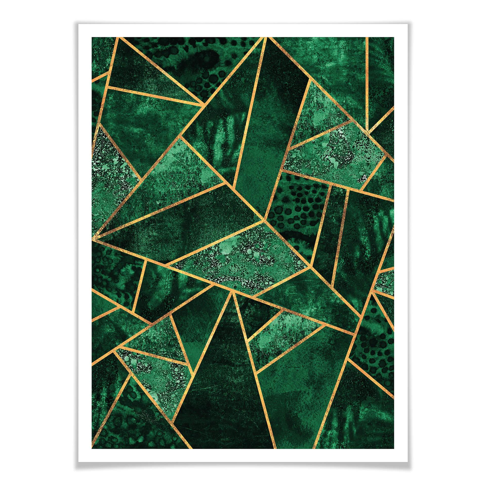 Frederiksson Plakat - Dark Green Emeralds