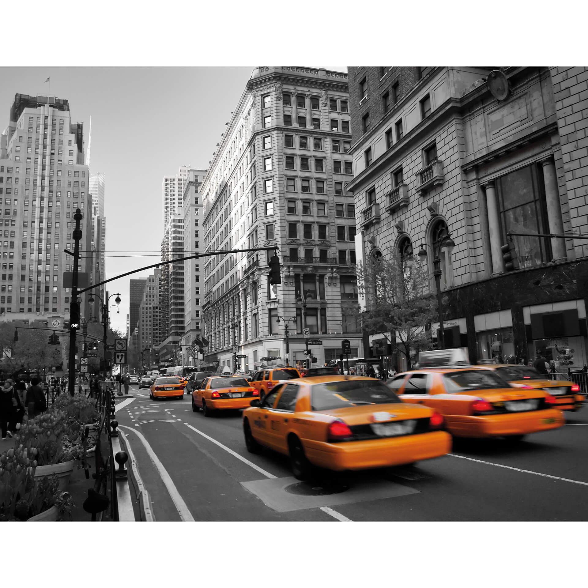 Fotobehang Taxi's in Manhattan