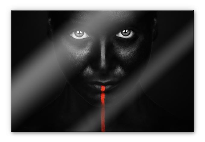 Akrylbillede Petkov - Red Stripe
