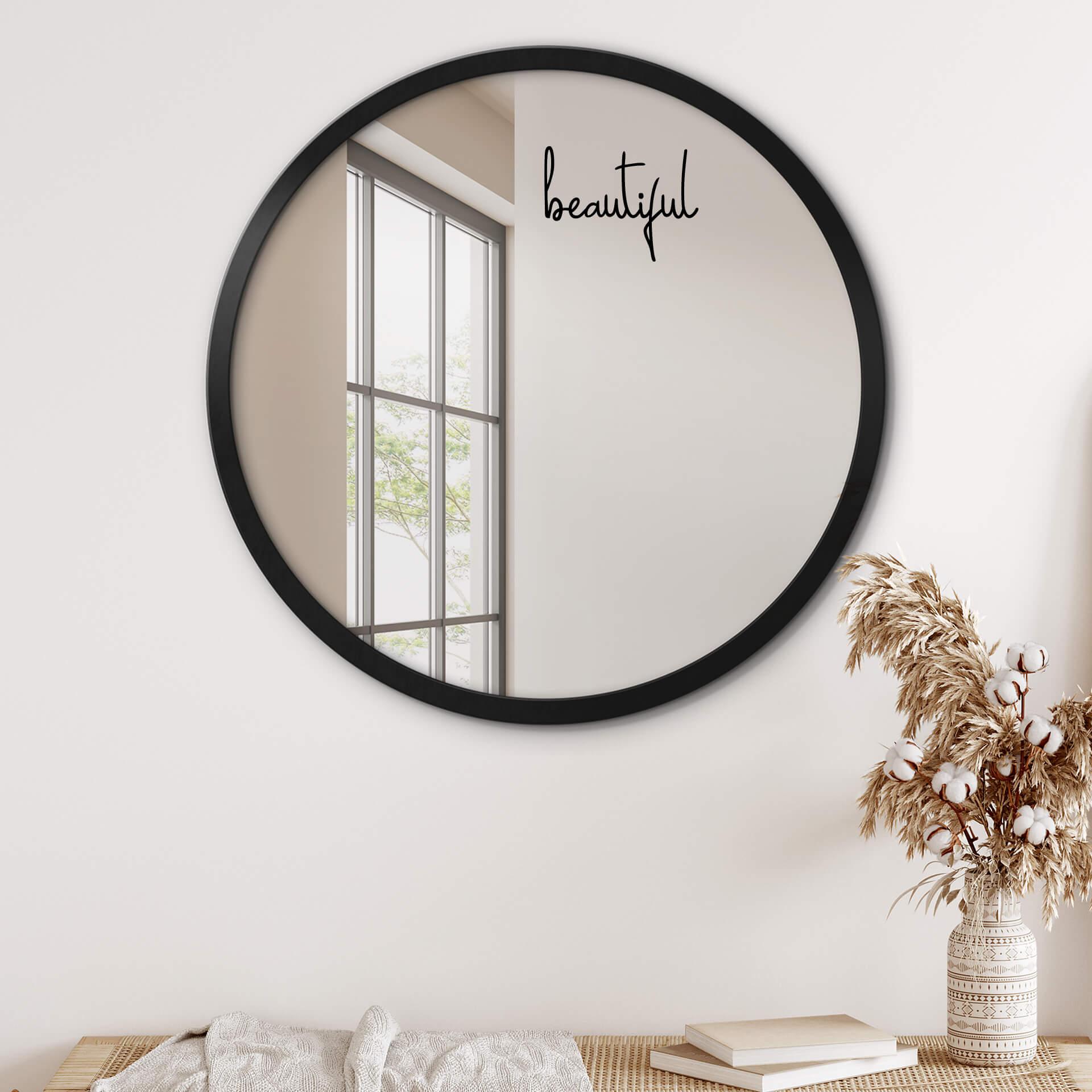 Wallsticker Spejlklistermærke smukt