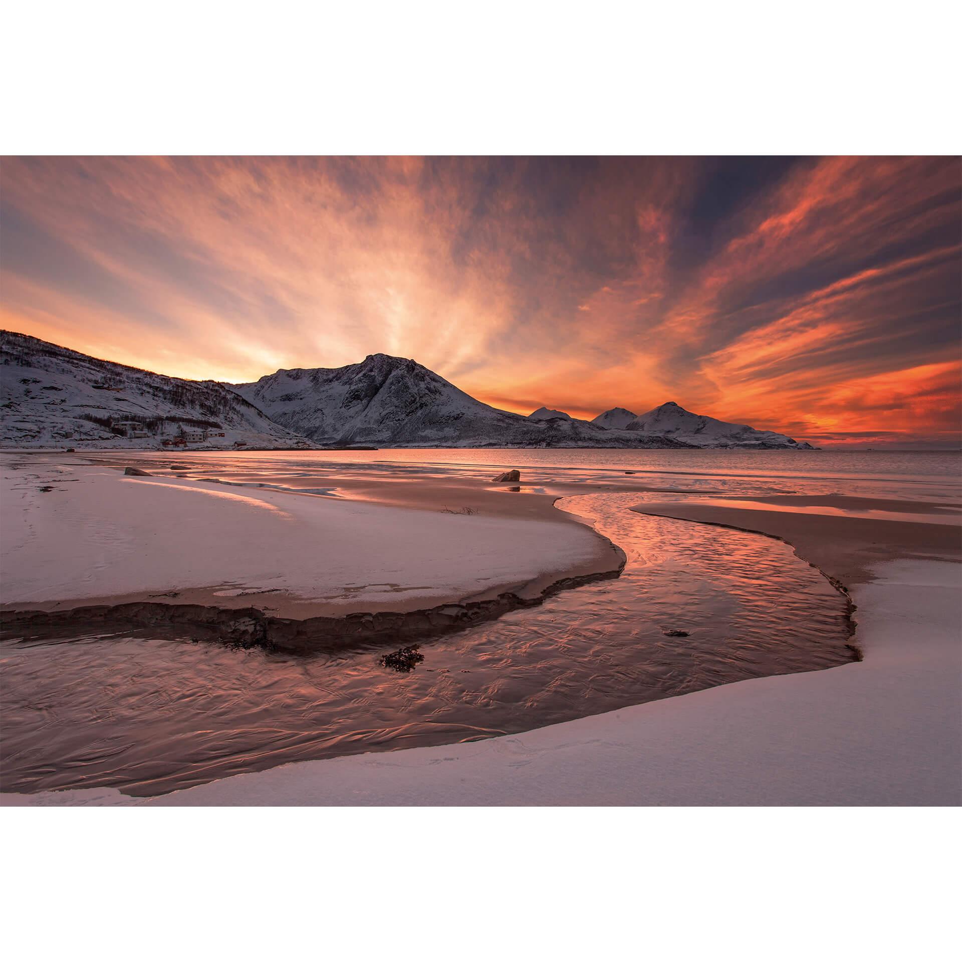Fotobehang Zakravsky - Golden Sunset 384x260cm