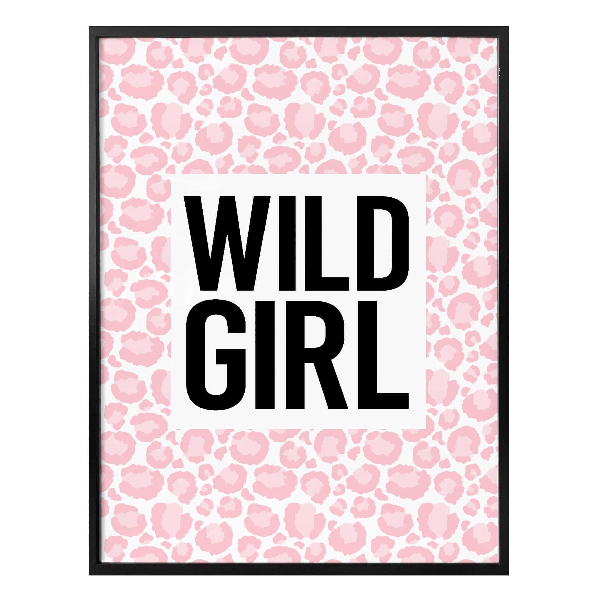 Plakat - Leopard - Wild Girl
