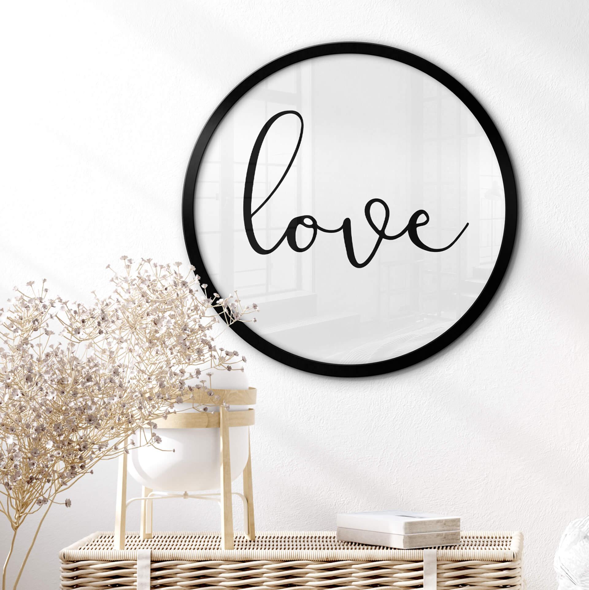 Plakat Handwritten Love