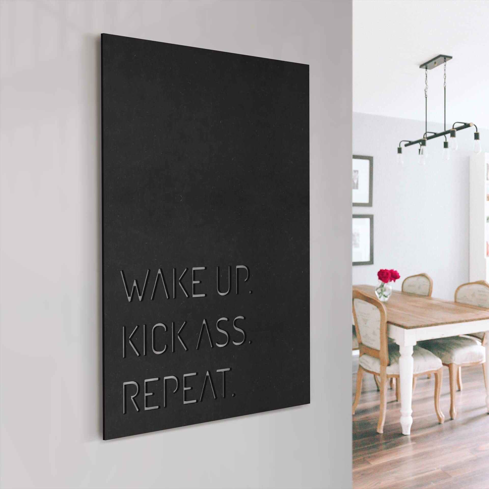 MDF - Decoración en madera Despierta. Patea culos. Repite.