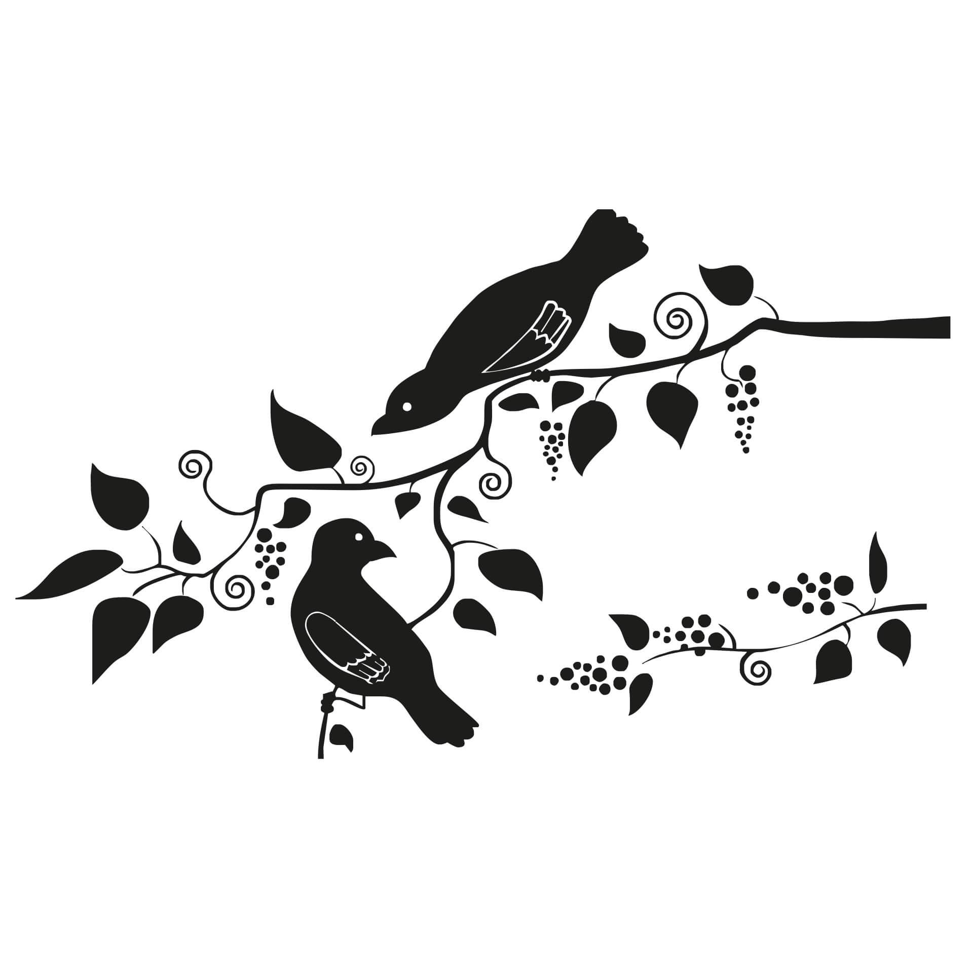 Wandtattoo Vögel