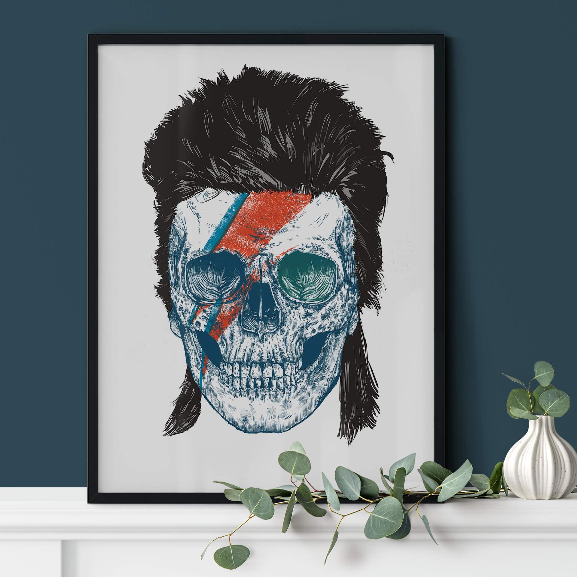 Plakat Solti - czaszka Bowiego
