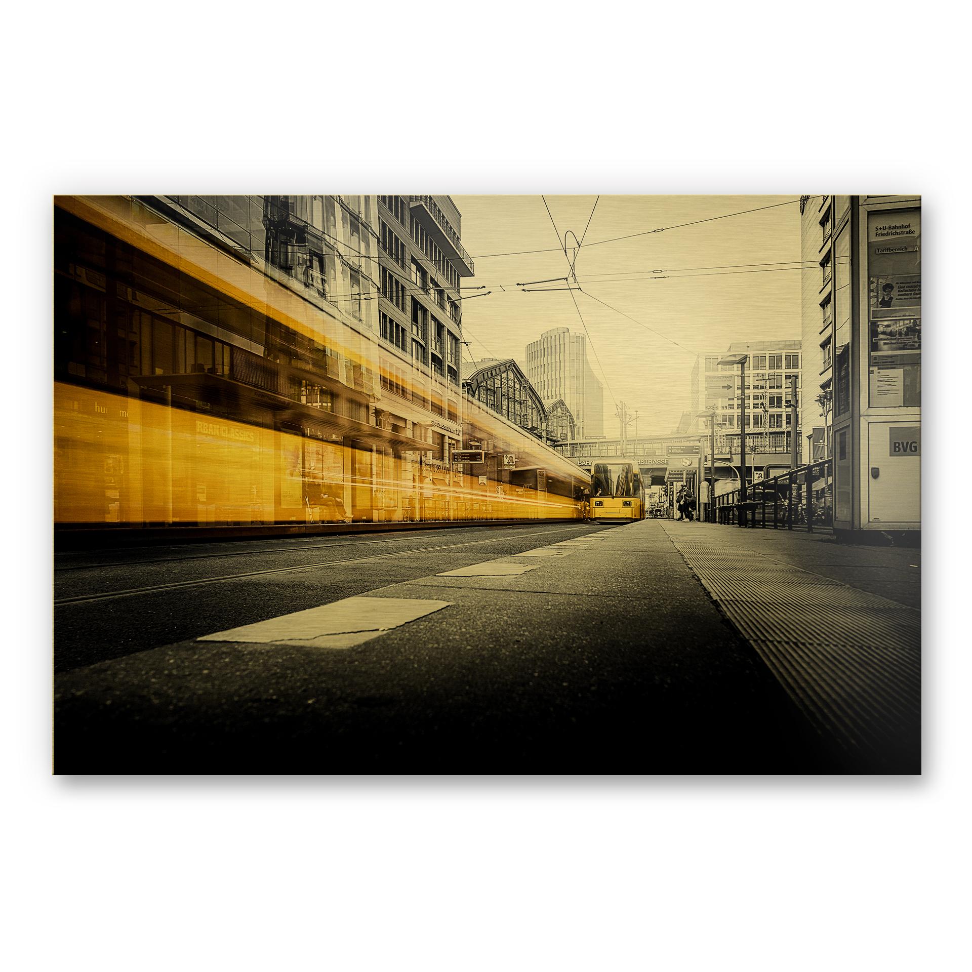 Alu-Dibond Goudeffect - Berlin Street 02