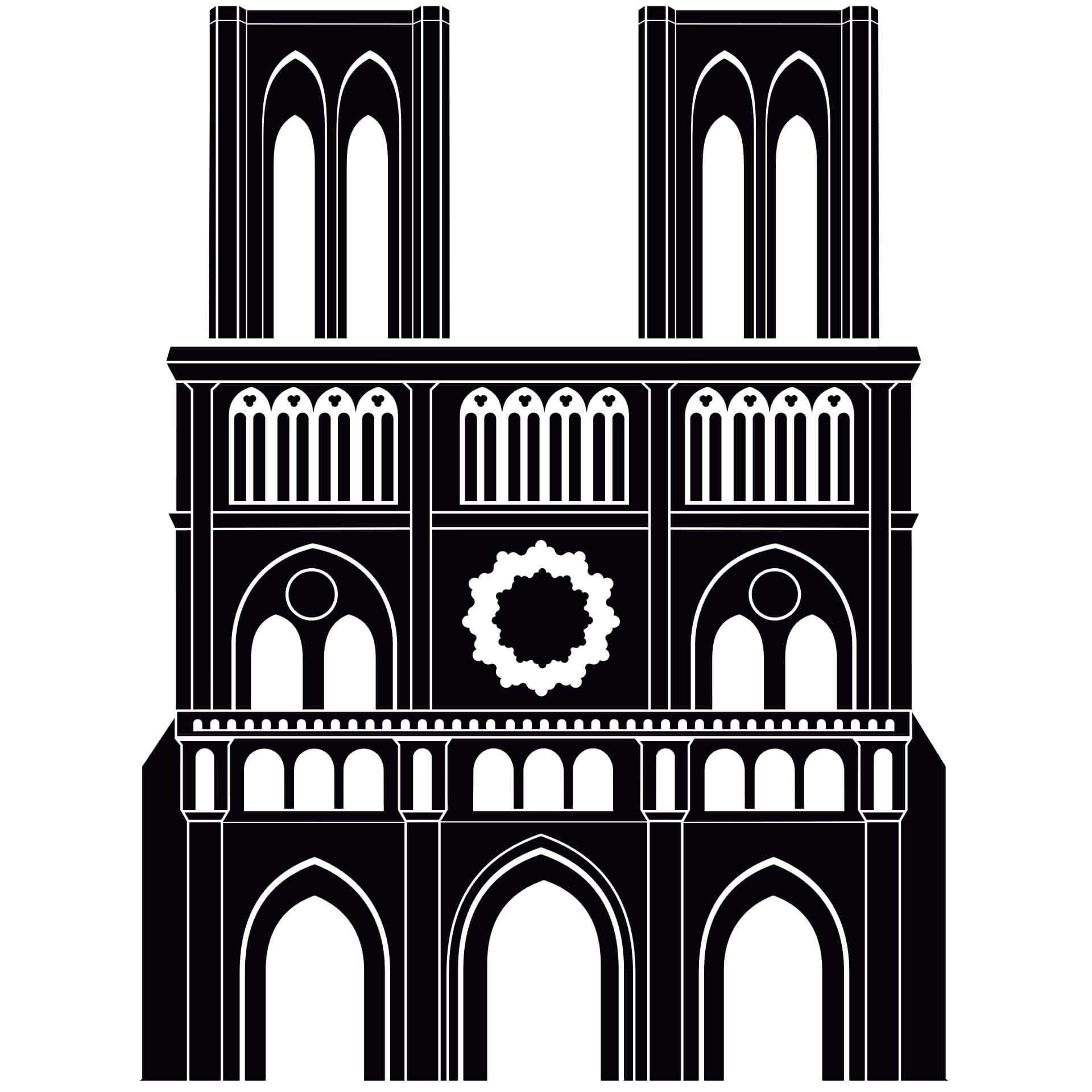 Adesivo murale - Notre Dame