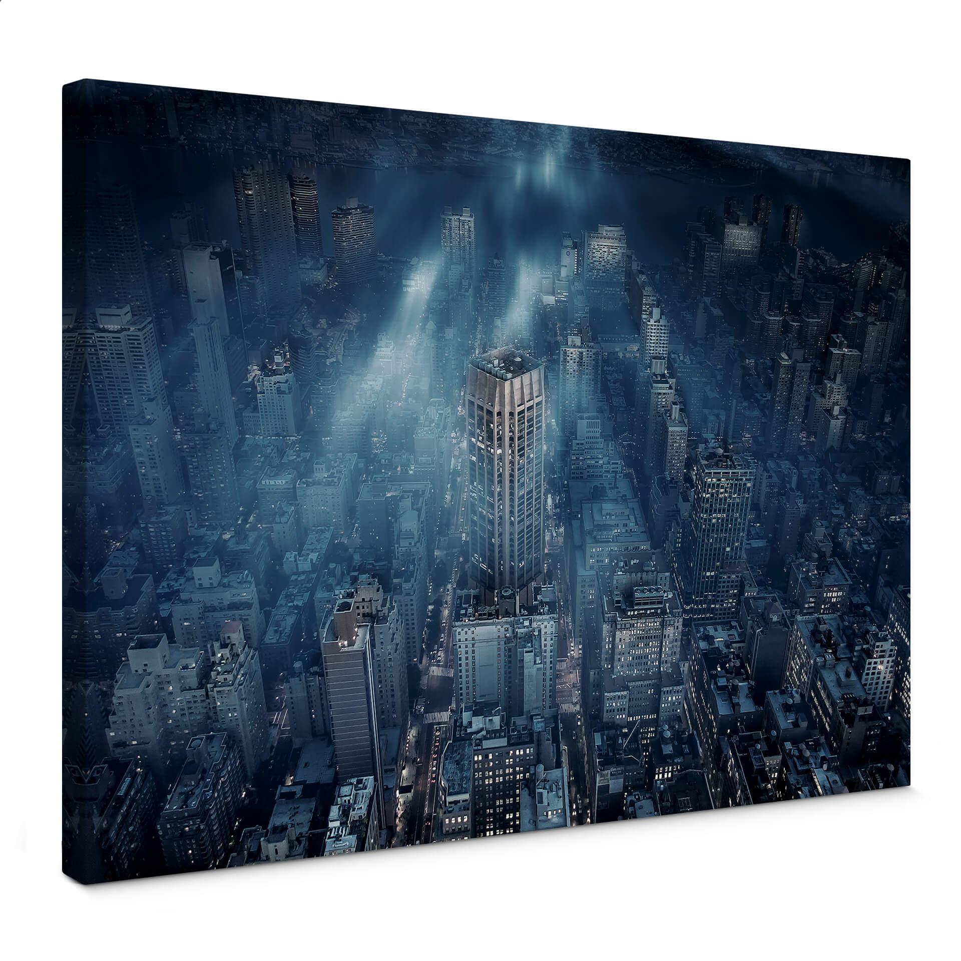 Canvasbillede - Løndal - Fog in NYC