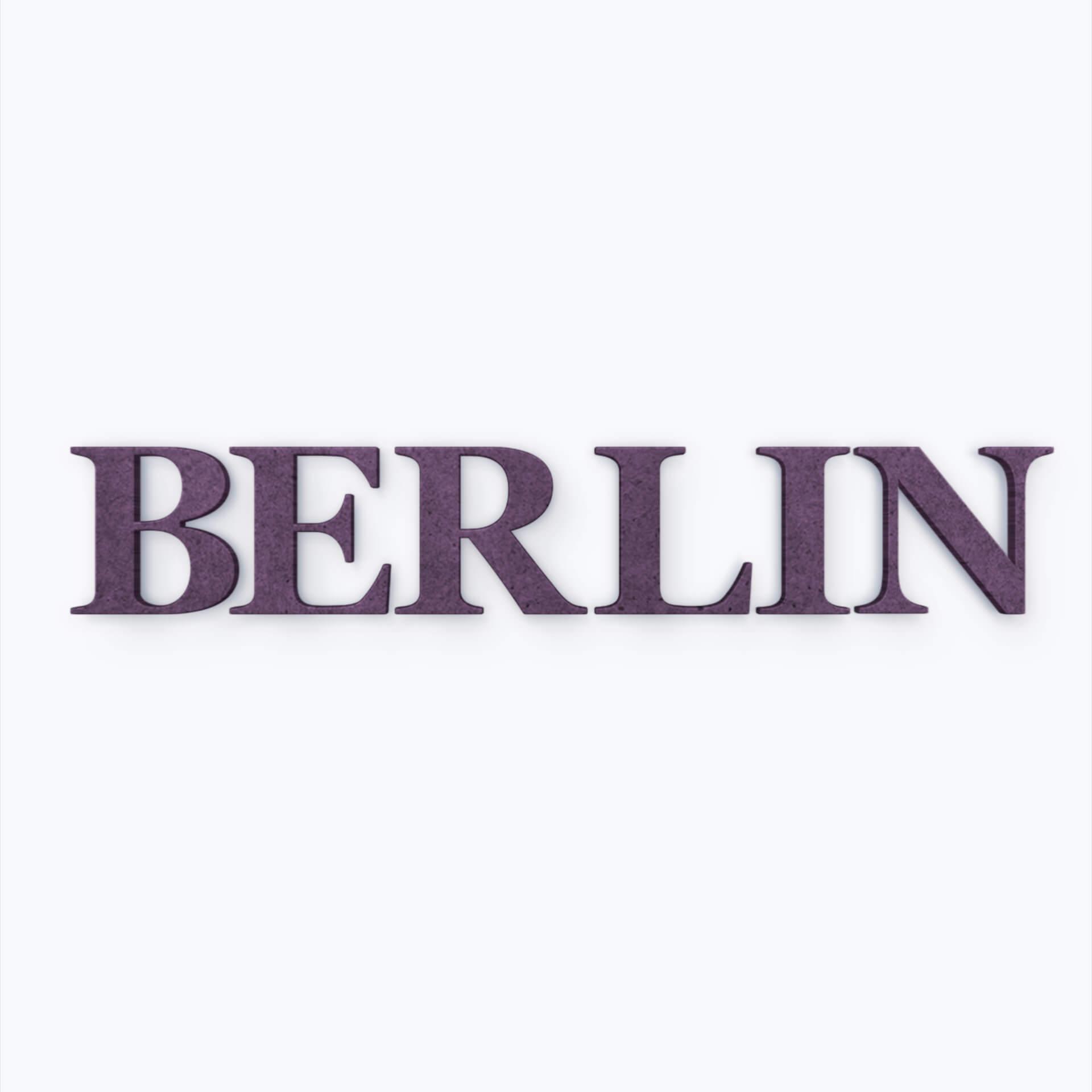 MDF-Holzbuchstaben Berlin