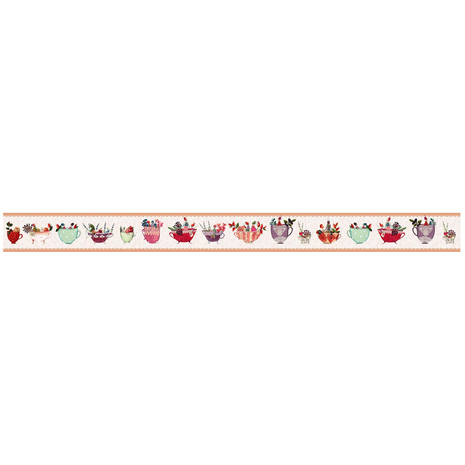 Behangrand zelfklevend Leffler - Dream Cups