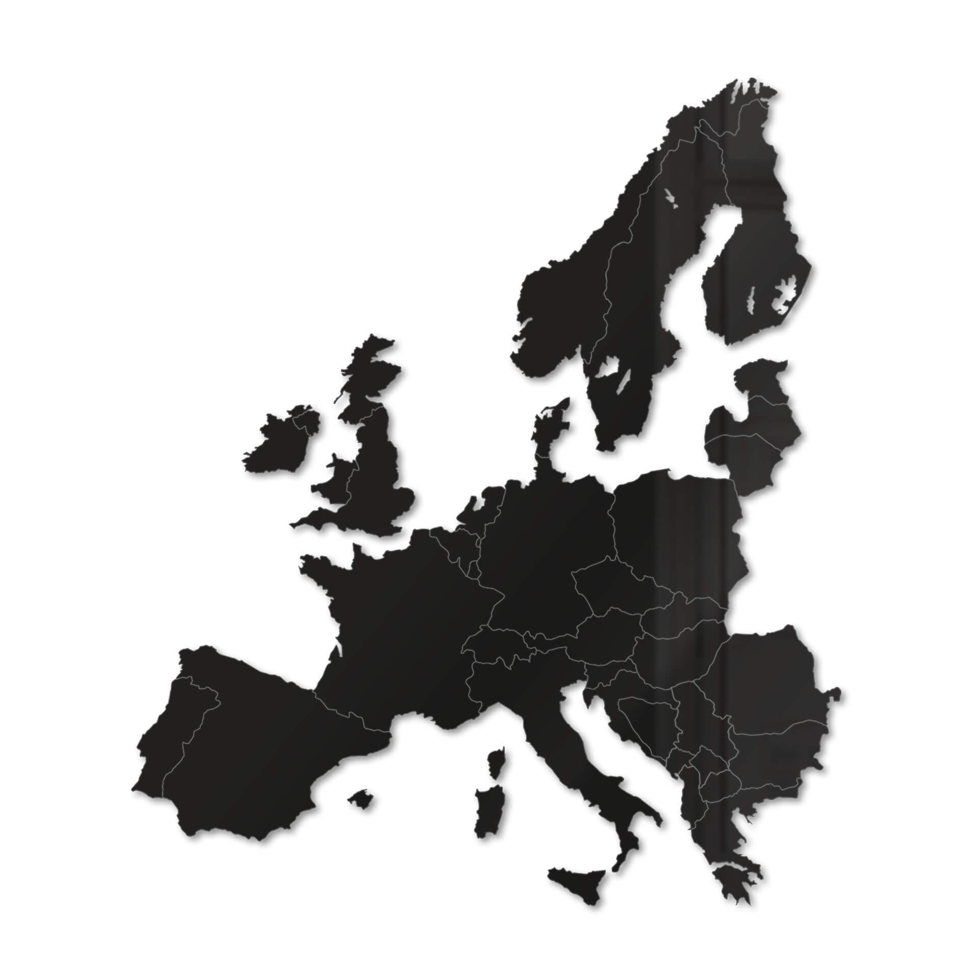 Acryldeko Karte Europa