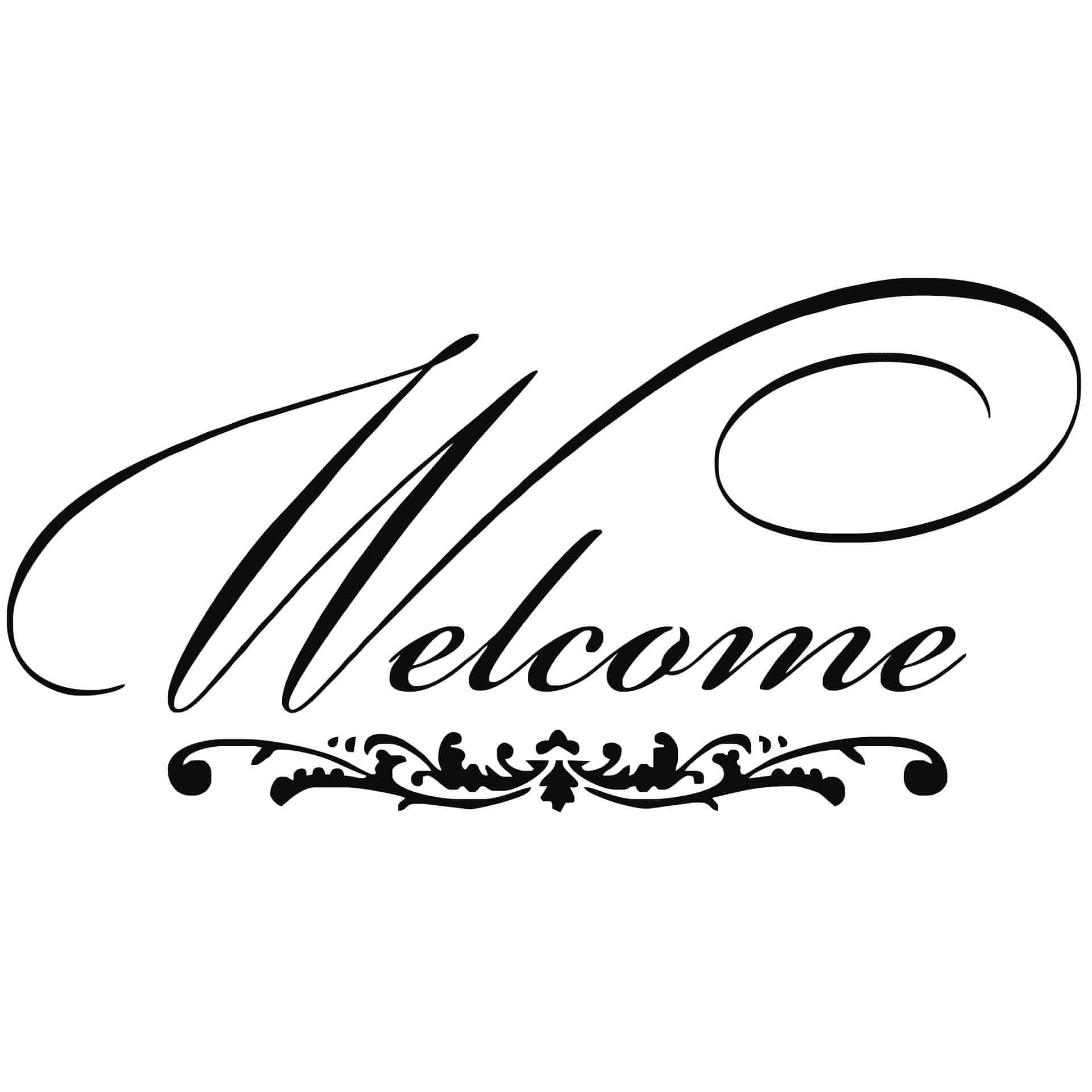 Adesivo murale - Welcome