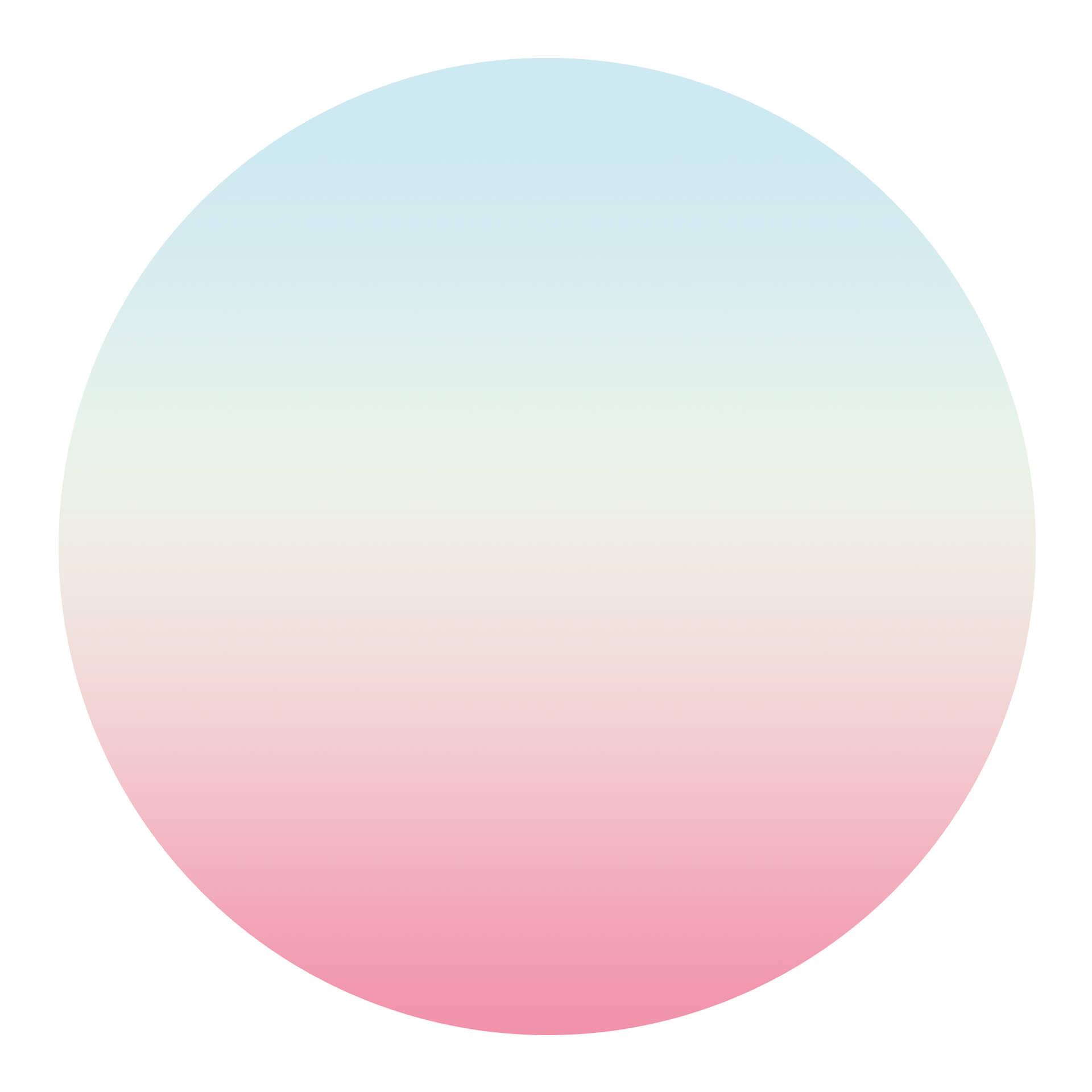 Muursticker Rond - Cotton Candy