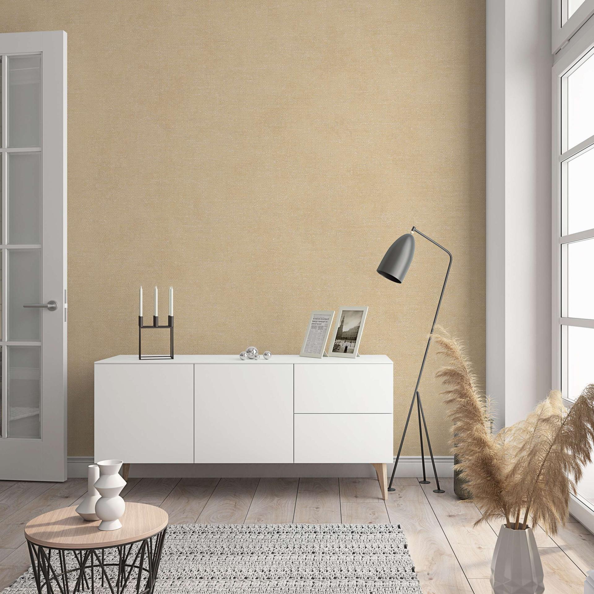 Almindeligt tapet, non-woven vægbeklædning Nuancer beige