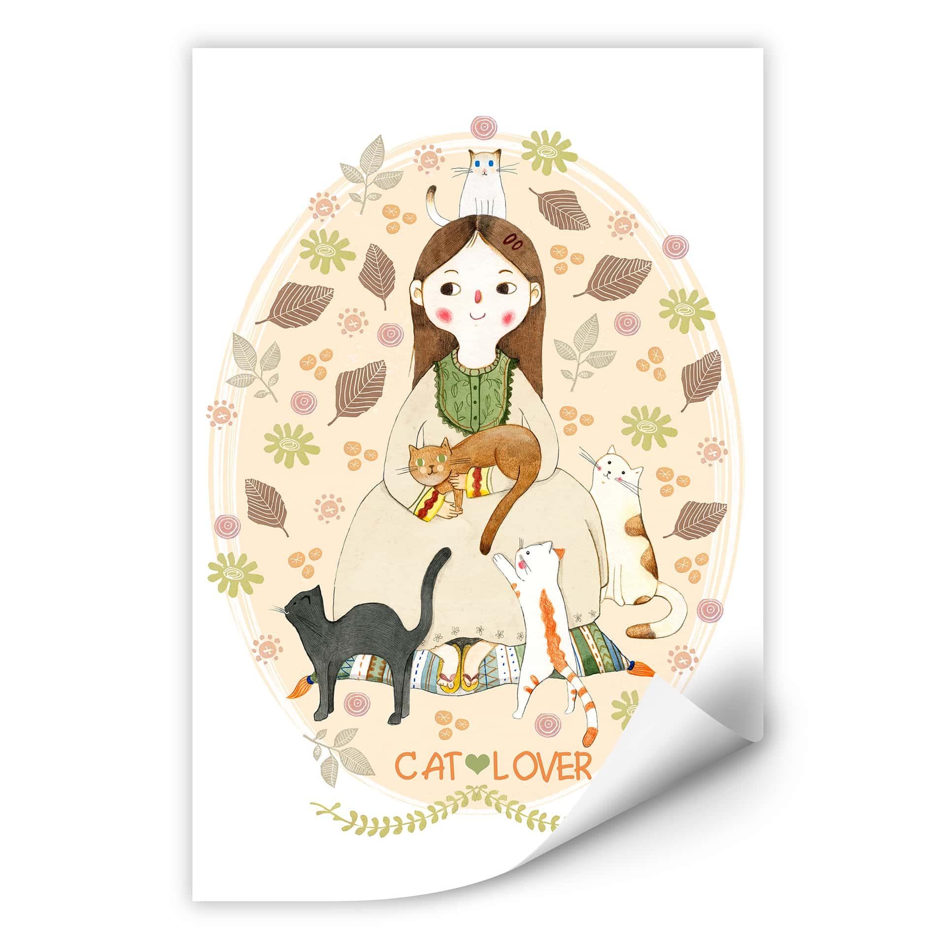Wallprint Loske - Cat Lover