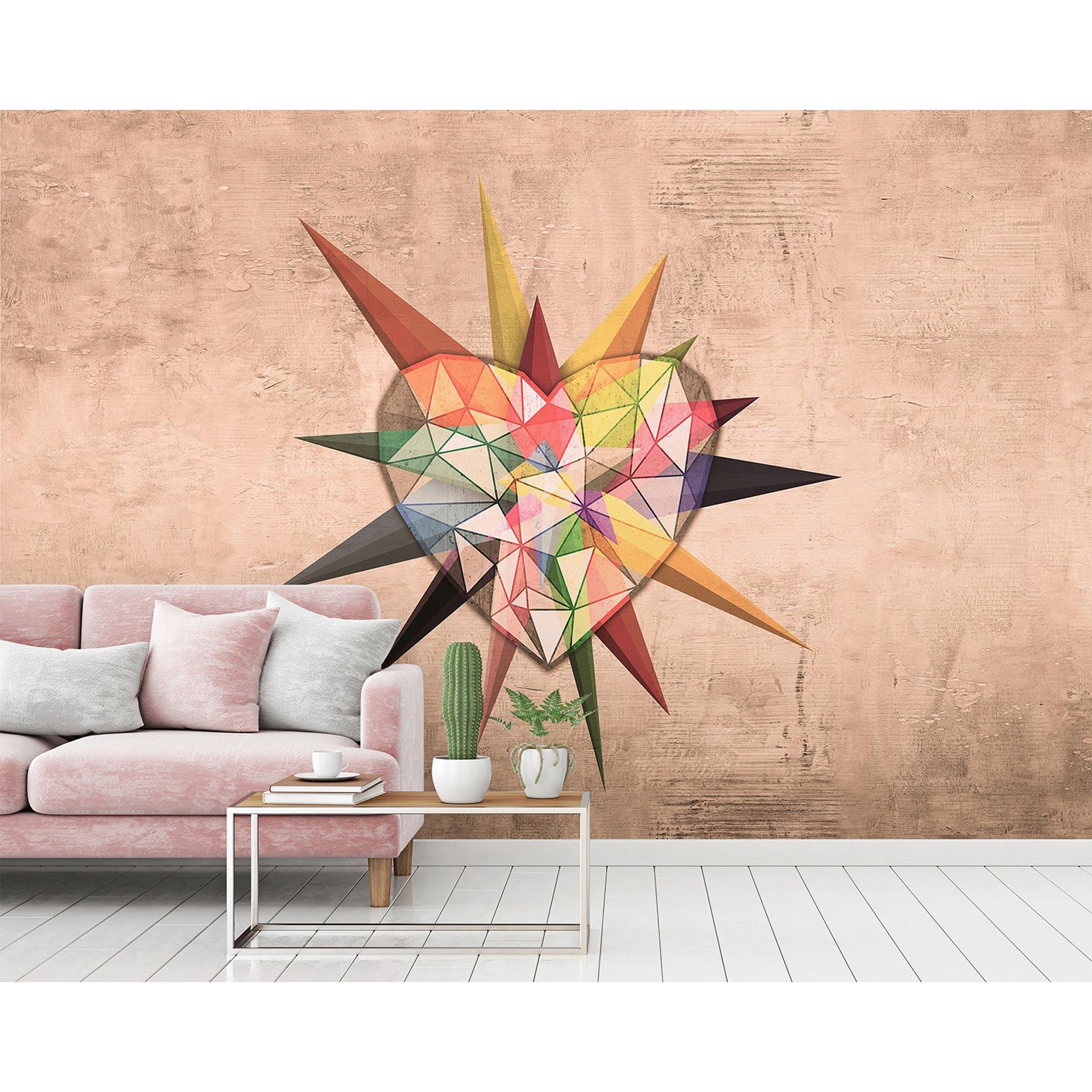 Architects Paper Papier peint photo Atelier 47 Heart Star effet 3d
