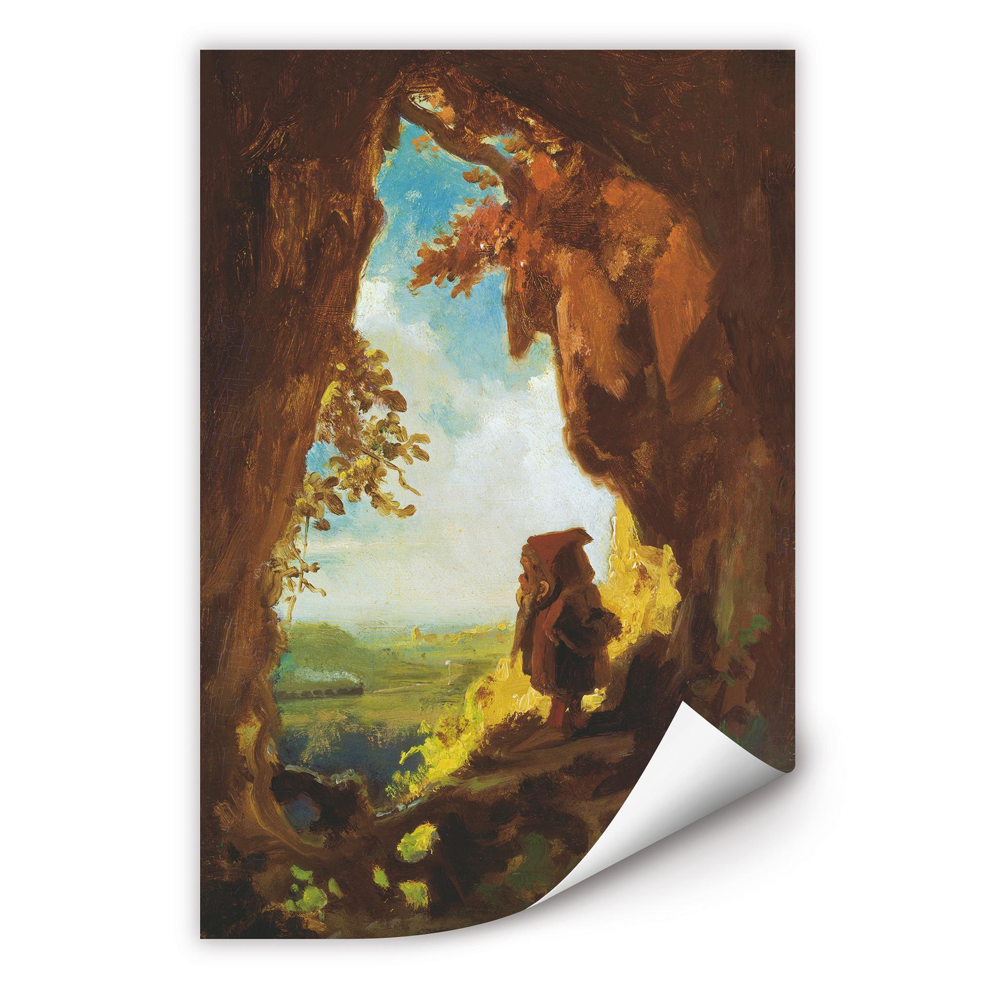 Zelfklevende Poster Spitzweg - Dwerg