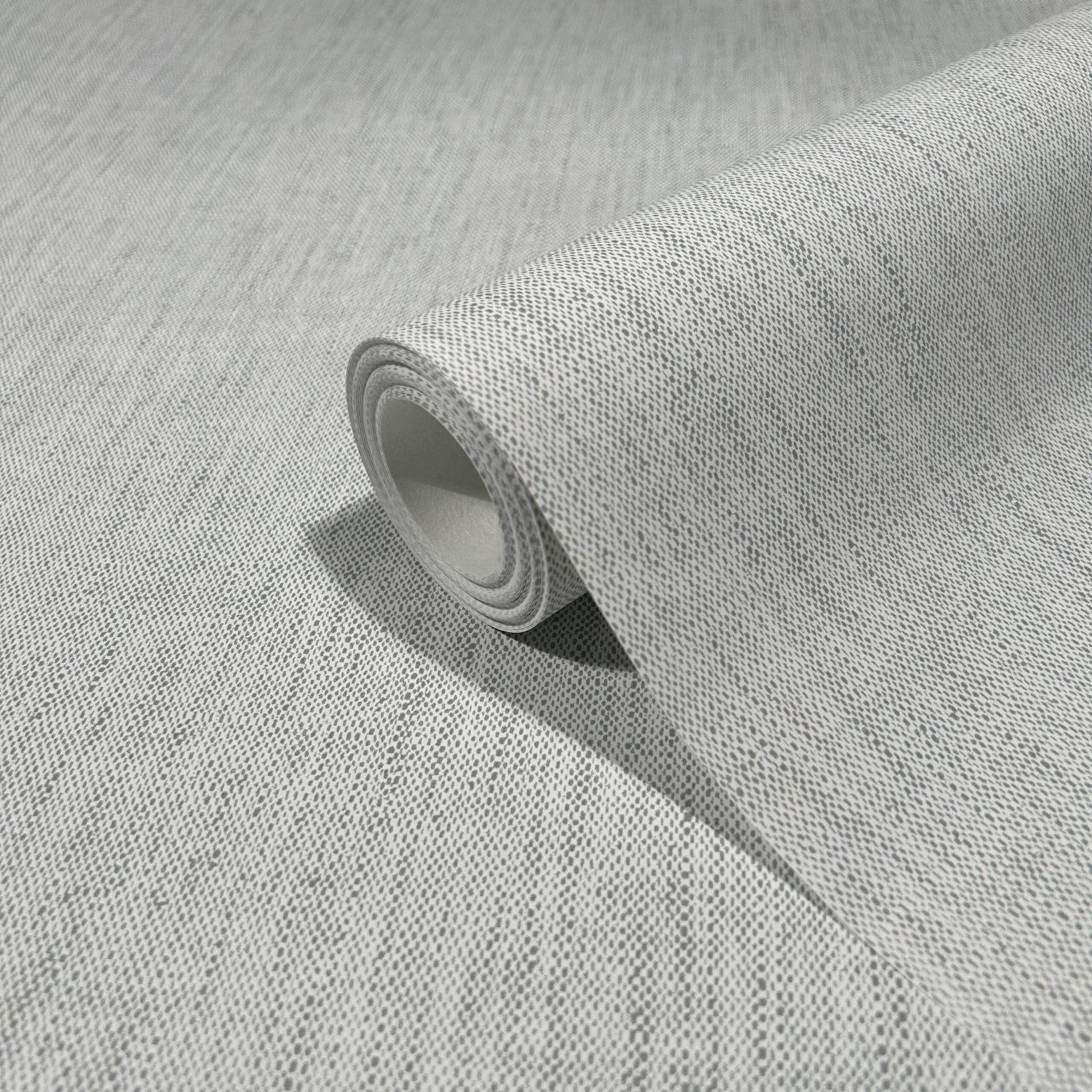 Papel pintado no tejido texturizado, estructura de líneas moderna en blanco