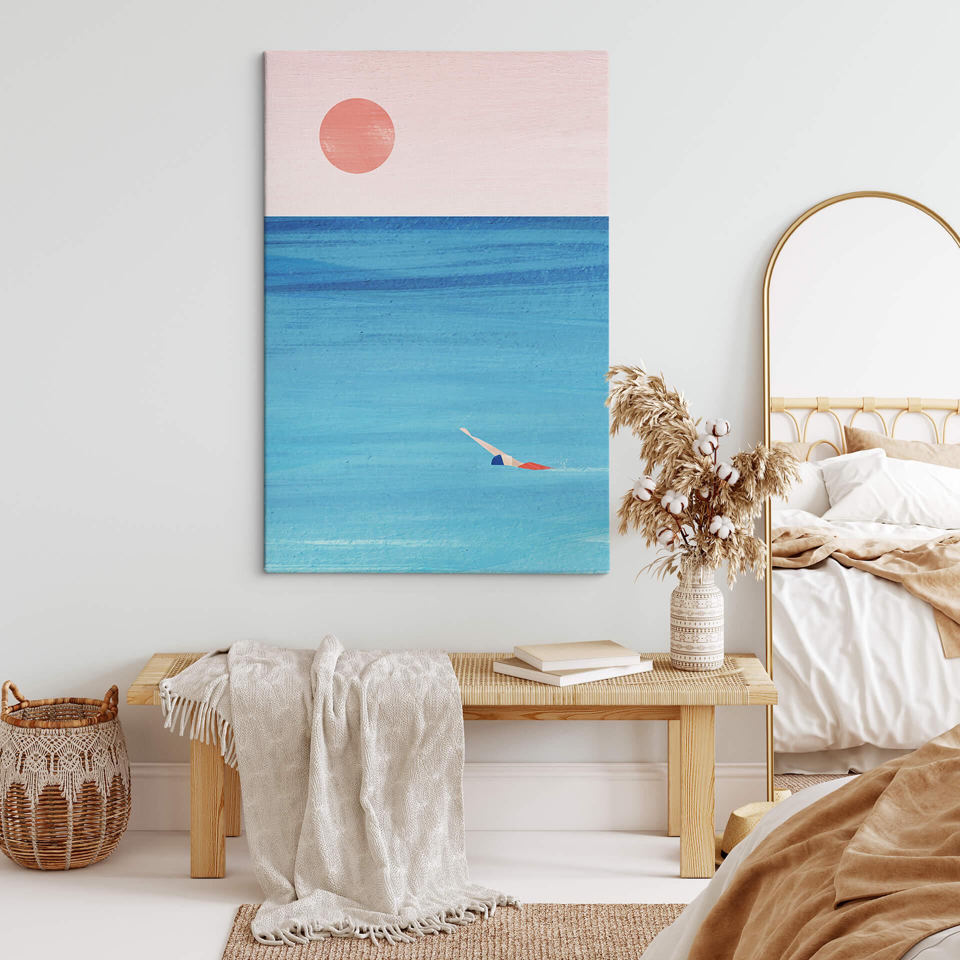 Canvas Rivers - Sunset Swim