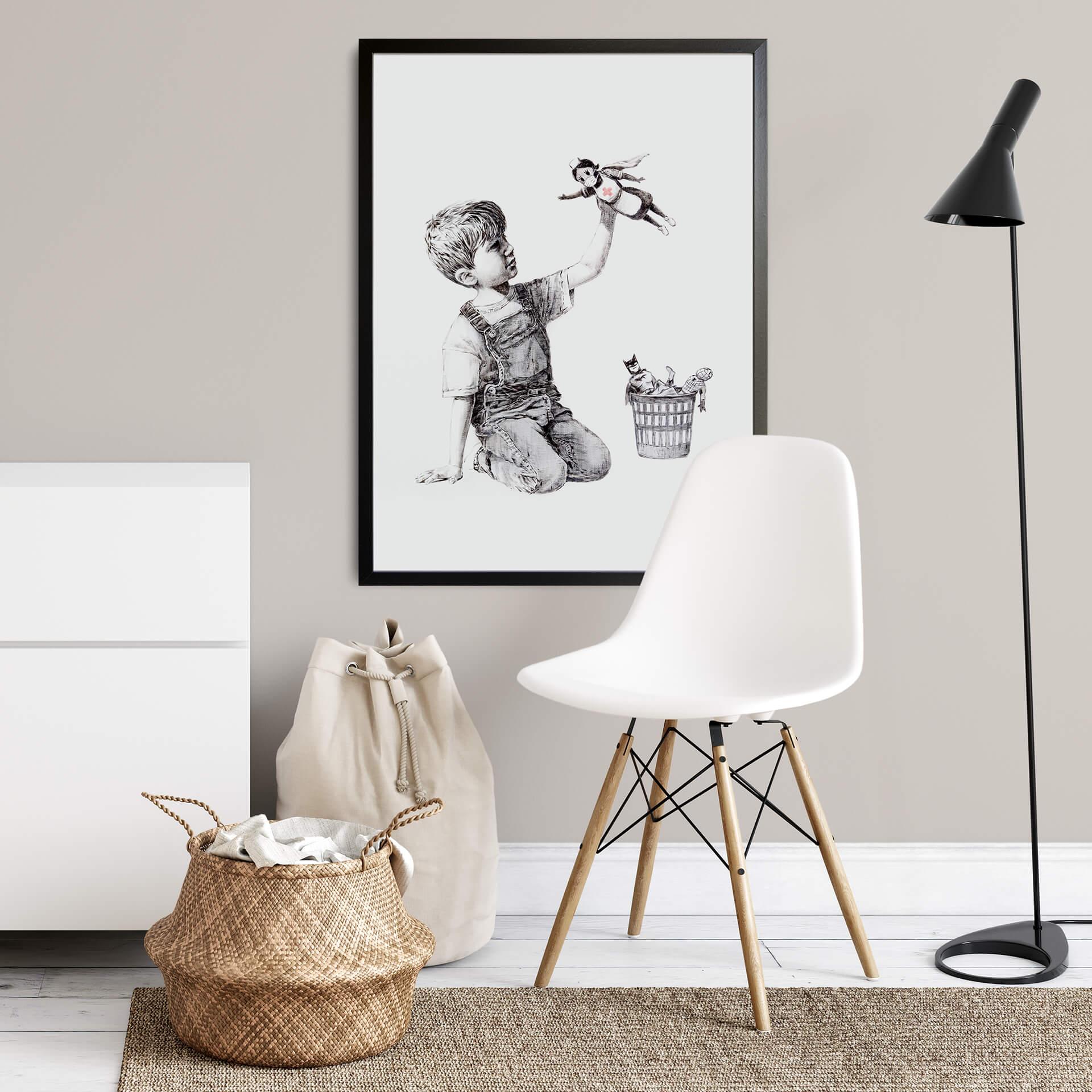 Plakat - Banksy - Real Hero