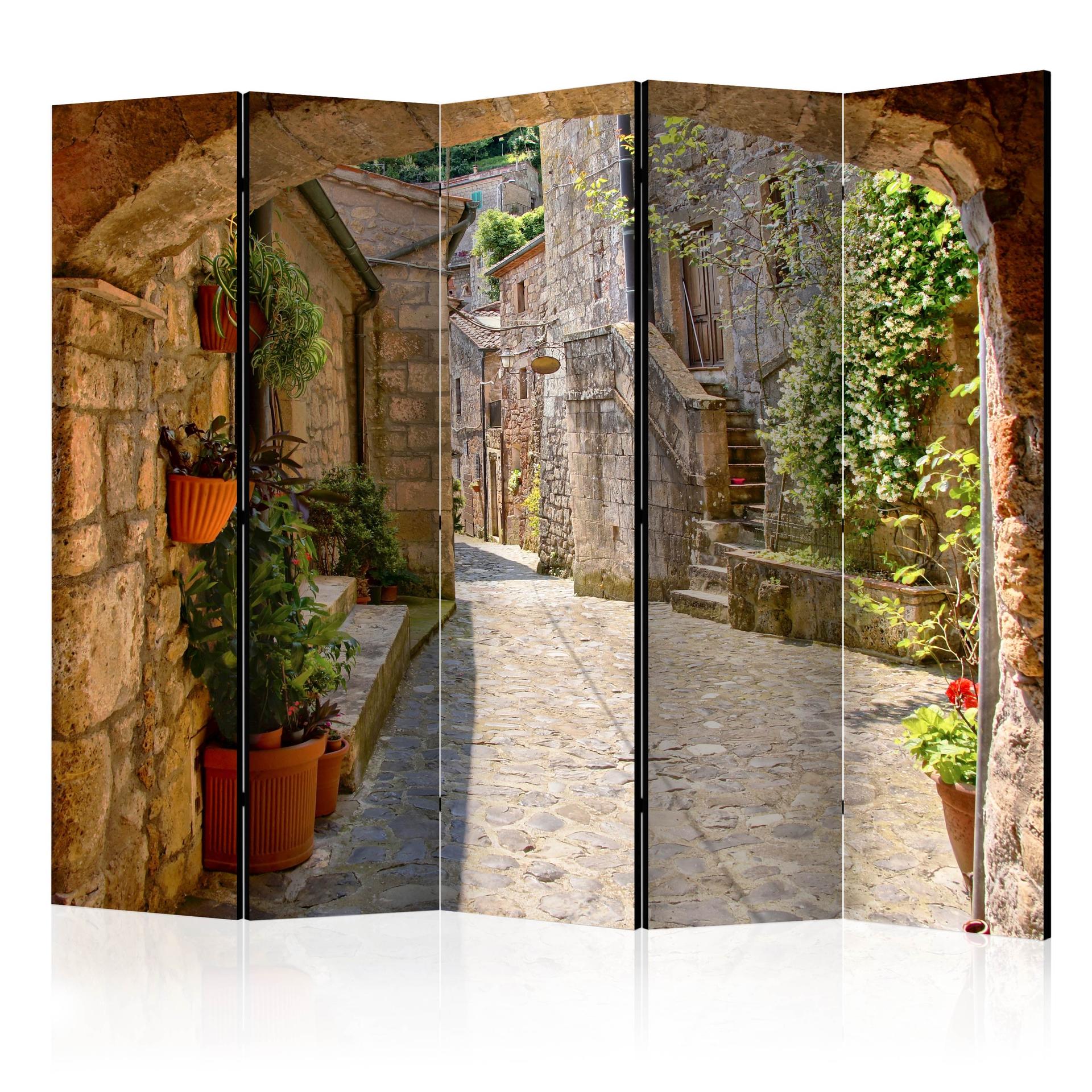 Rumdeler - Provinsiel gyde i Toscana , 5-delt - 225x172 cm