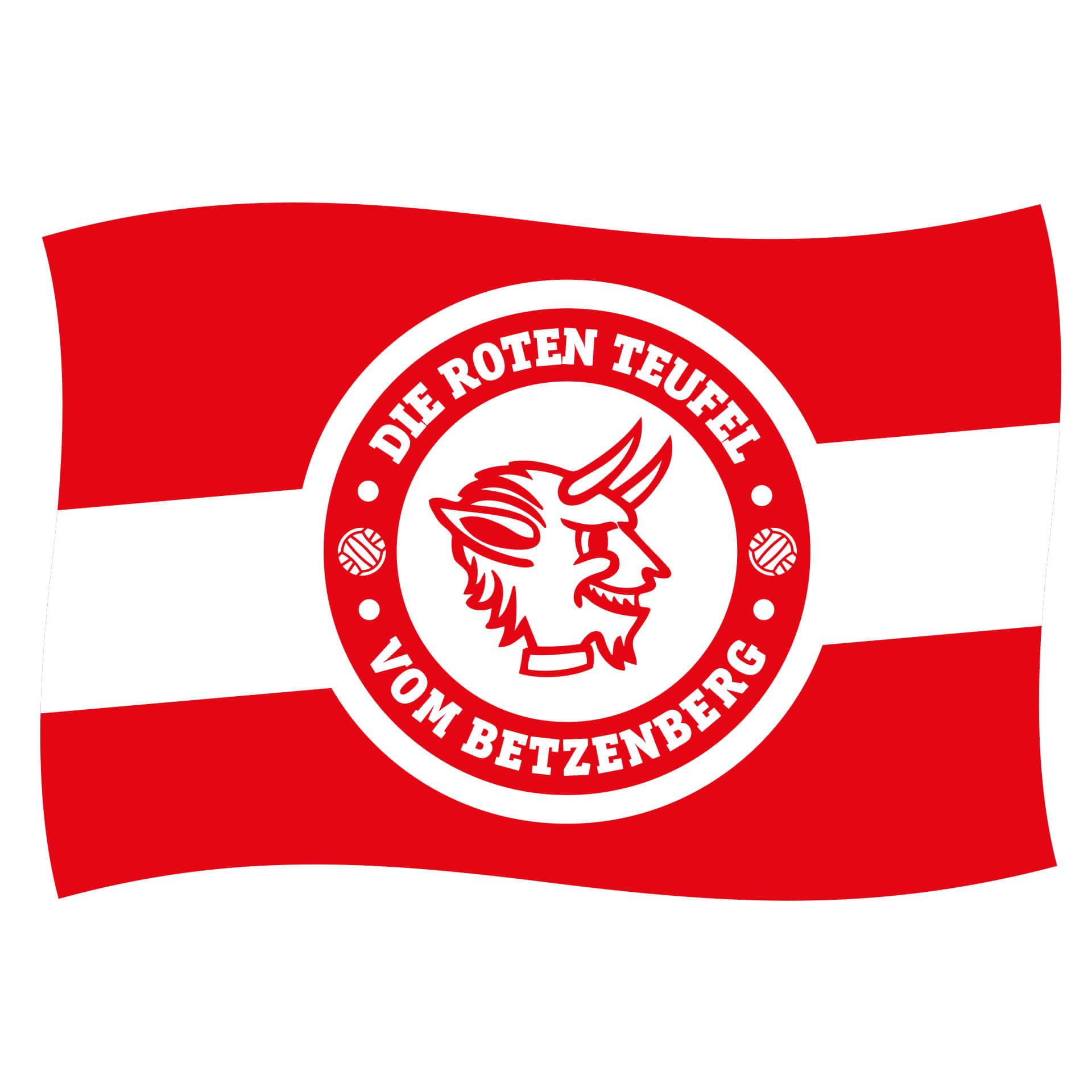 Wandtattoo 1.FC Kaiserslautern Fahne