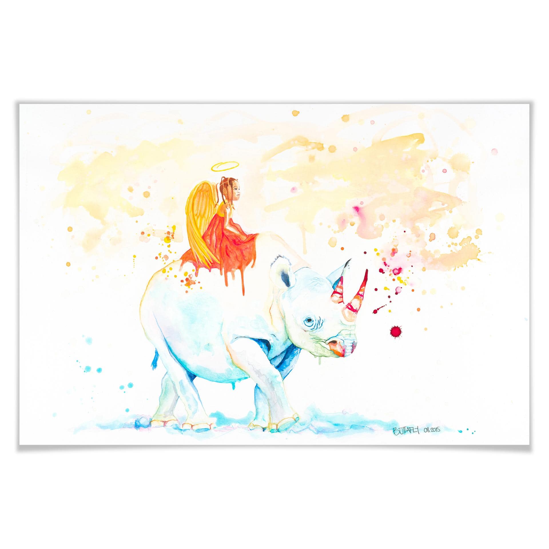 Poster - Buttafly - Black Rhino